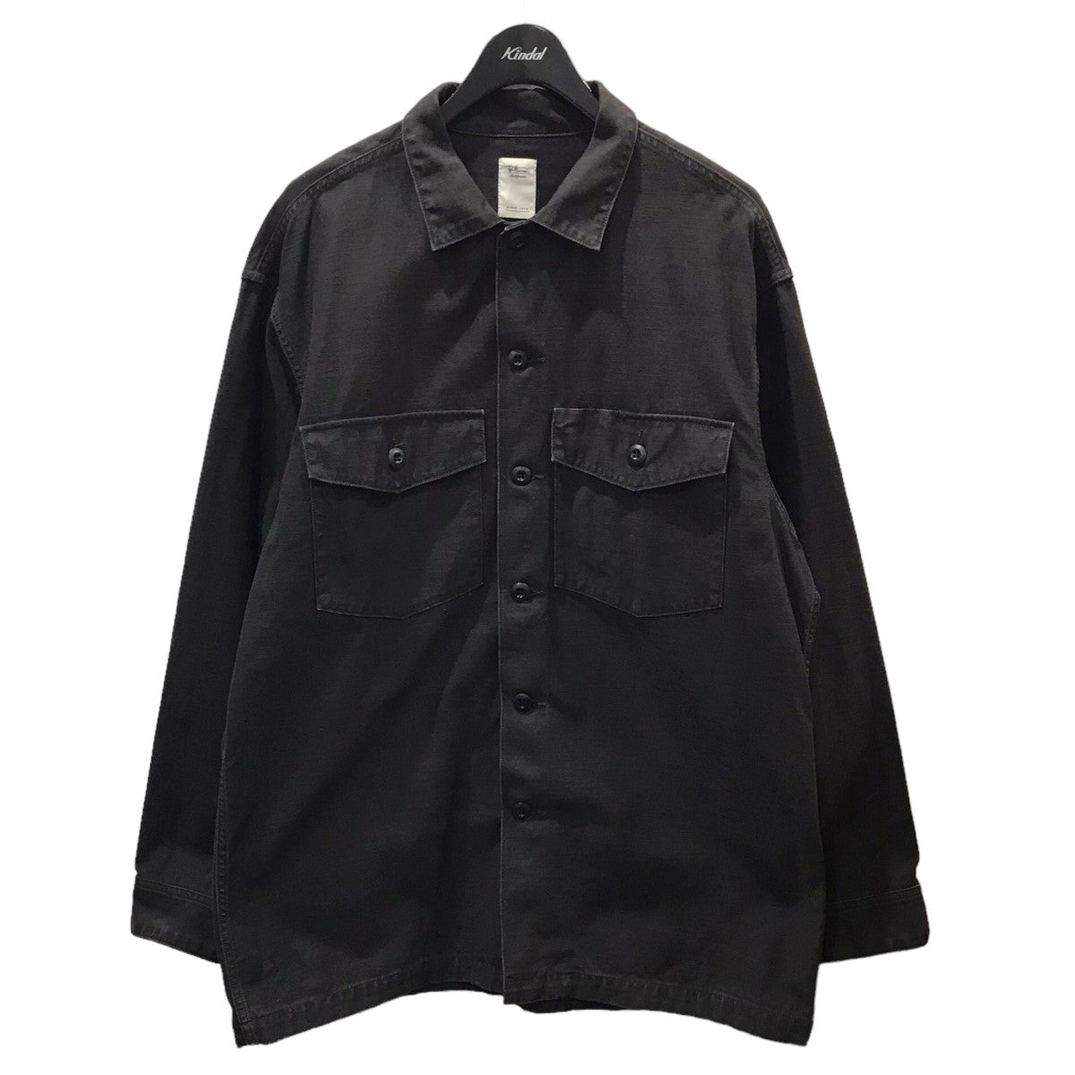 Ron Herman(ロンハーマン) 22SS ウォッシュ加工ミリタリーシャツジャケット California Utility Shirt  カリフォルニアユーティリティシャツ 3520700044 3520700044 ブラック サイズ XL｜【公式】カインドオルオンライン ...