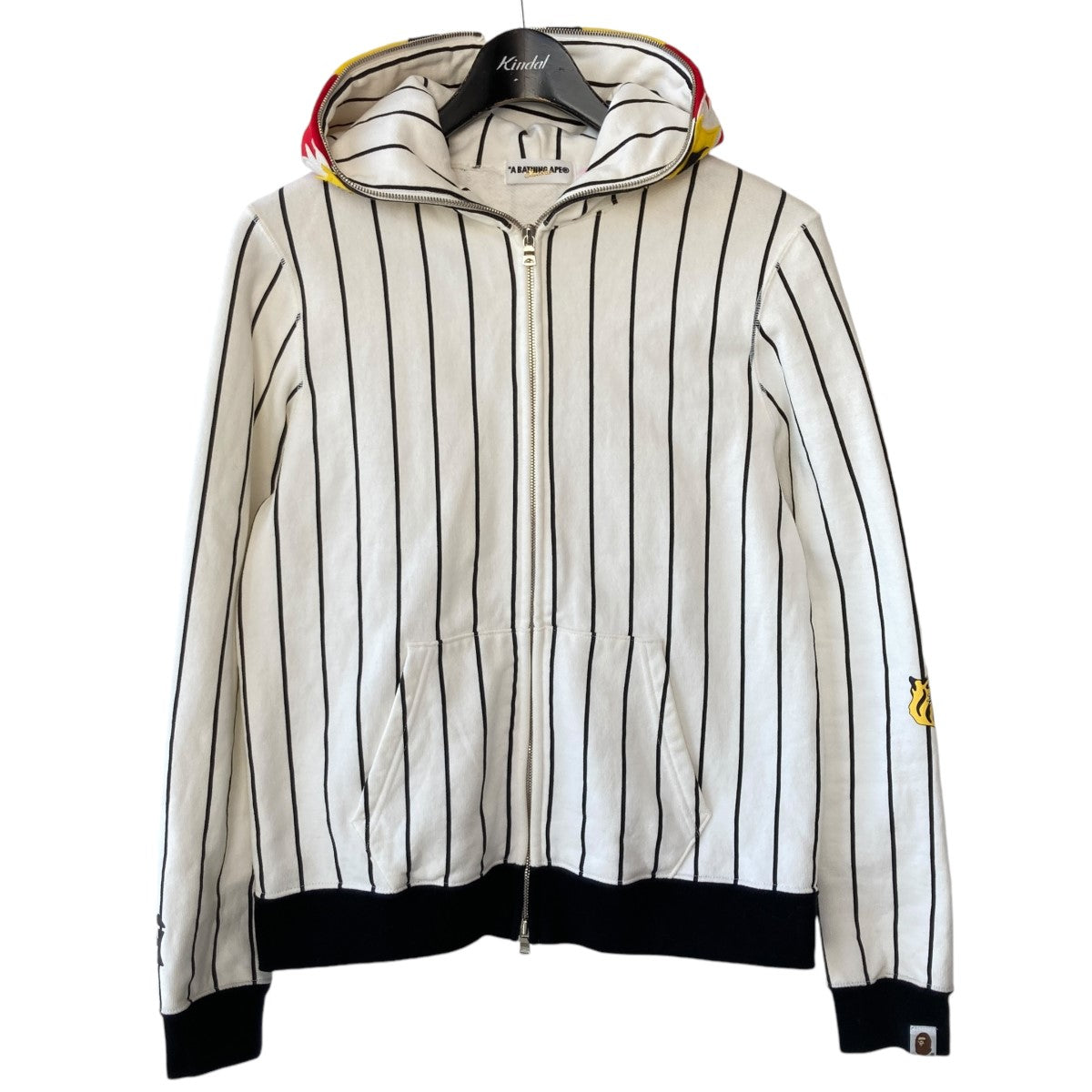 A BATHING APE(アベイシングエイプ) tiger full zip hoodie 阪神ジップアップ タイガーパーカー  ホワイト、ブラック、イエロー サイズ S｜【公式】カインドオルオンライン ブランド古着・中古通販【kindal】