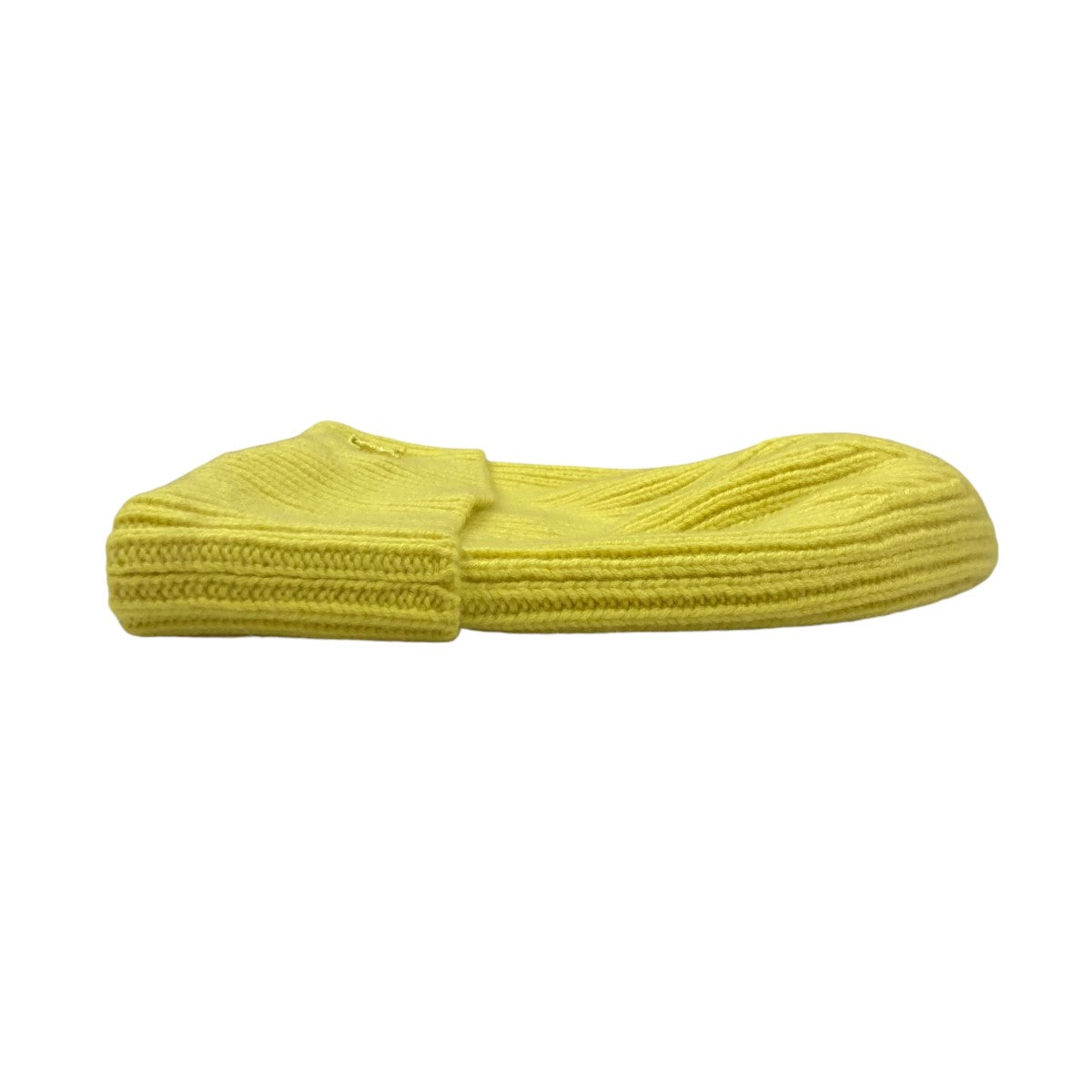 エナメルLVイニシャルロゴ カシミヤニットキャップ