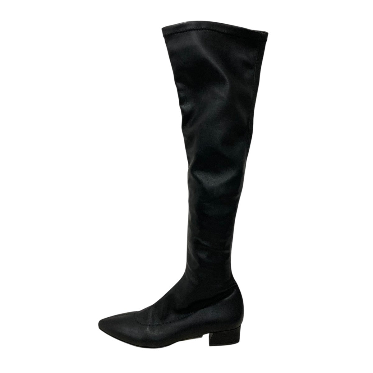 FABIO RUSCONI ポインテッドトゥ ロングブーツ 古着・中古-2枚目のアイテム画像