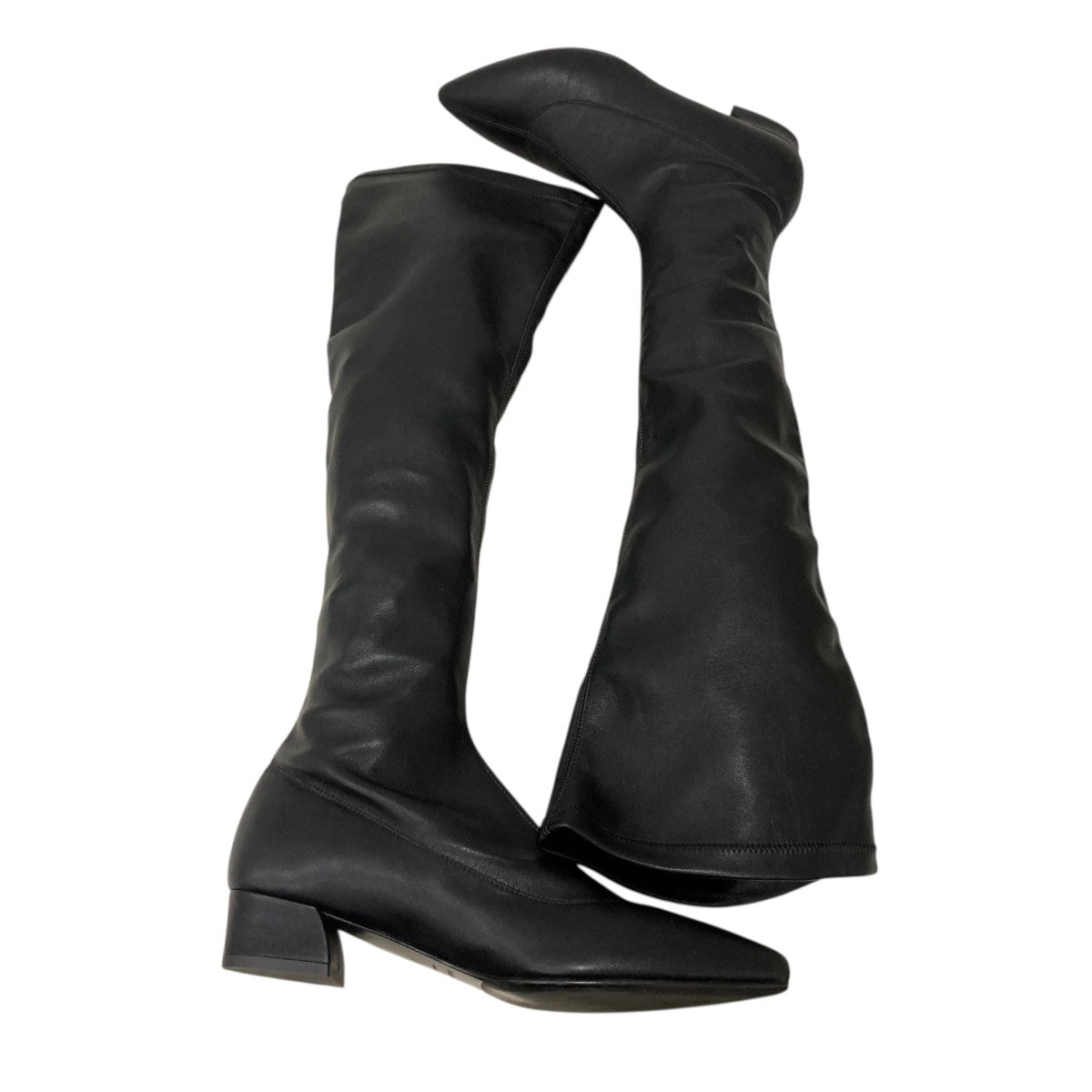 FABIO RUSCONI ポインテッドトゥ ロングブーツ 古着・中古-5枚目のアイテム画像