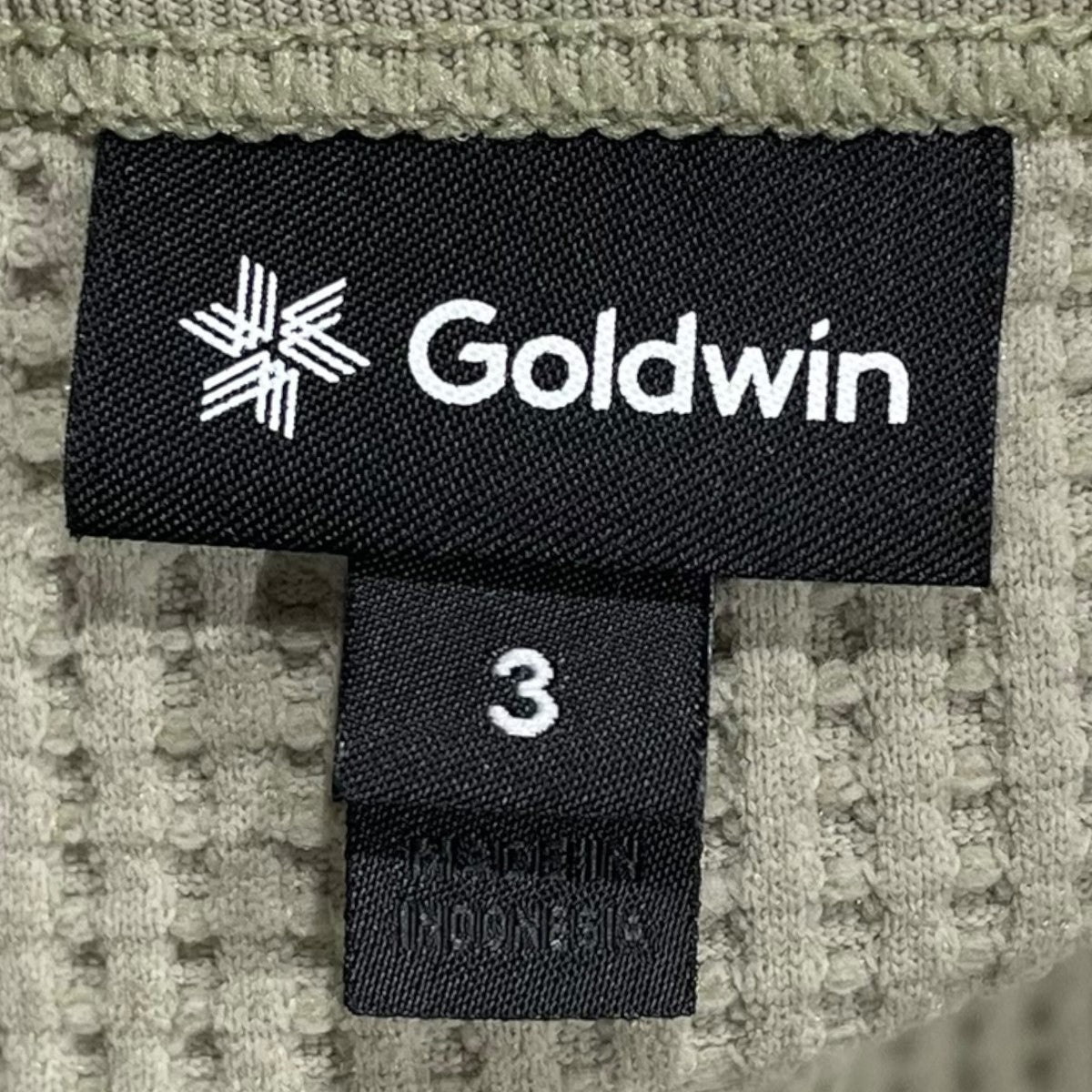 GOLDWIN ワッフルライトティーシャツ WF Light T-shirt GM64107 古着・中古-4枚目のアイテム画像
