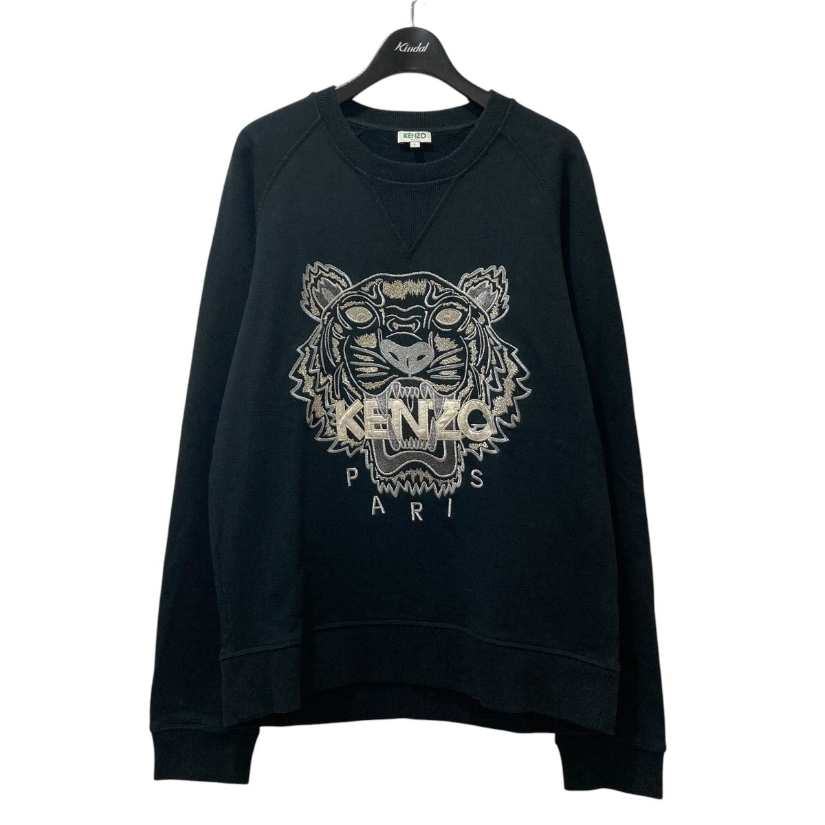 KENZO(ケンゾー) タイガー刺繍スウェットトレーナーF655SW1144XA F655SW1144XA ブラック サイズ  L｜【公式】カインドオルオンライン ブランド古着・中古通販【kindal】