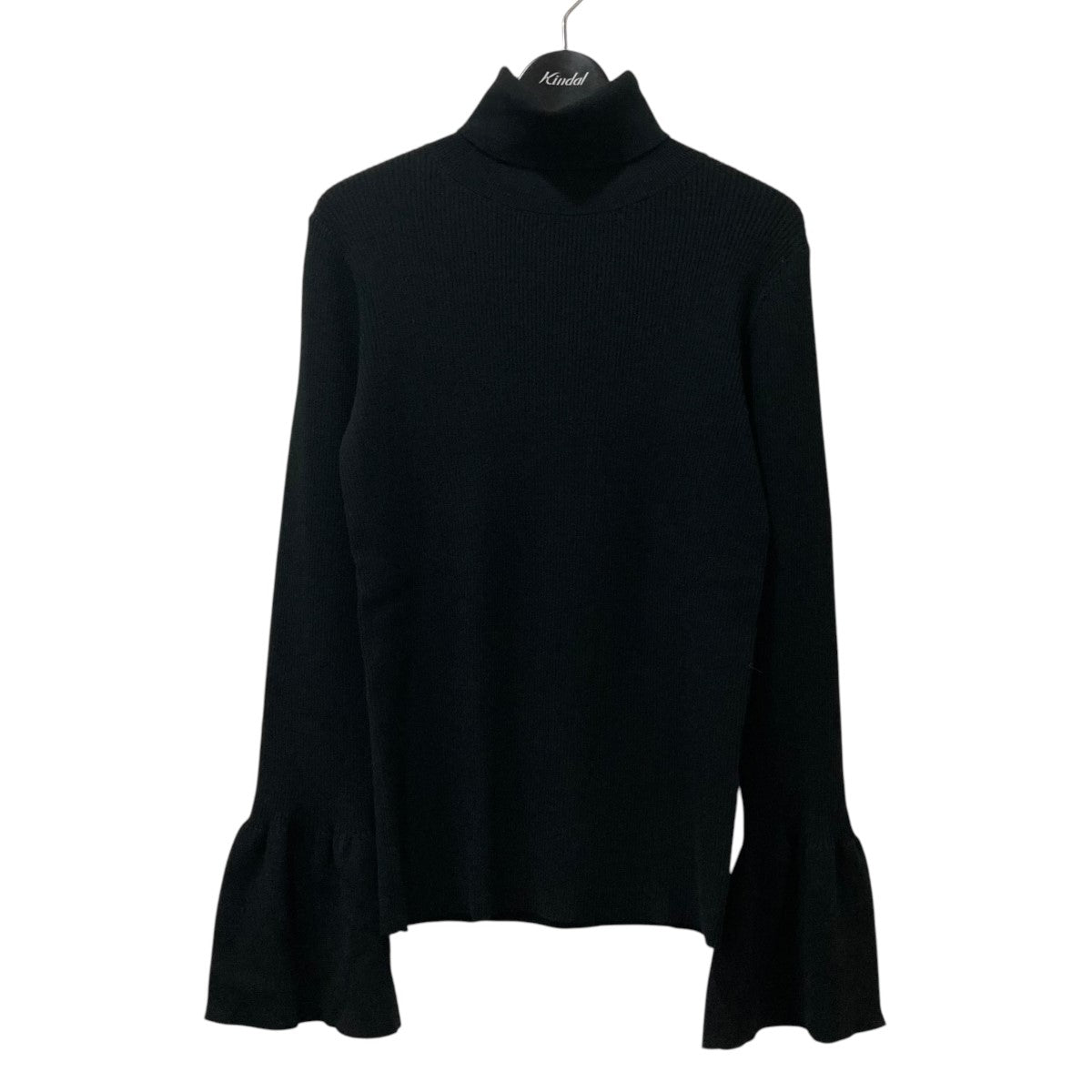 suzuran cuff rib knitフレアスリーブタートルネックニットHE12-0006-3W