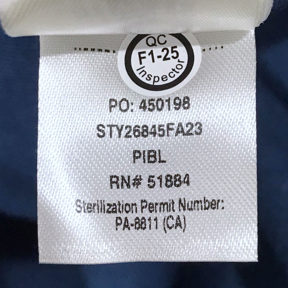 コットンダウンジャケット COTTON DOWN JACKET 26845FA23