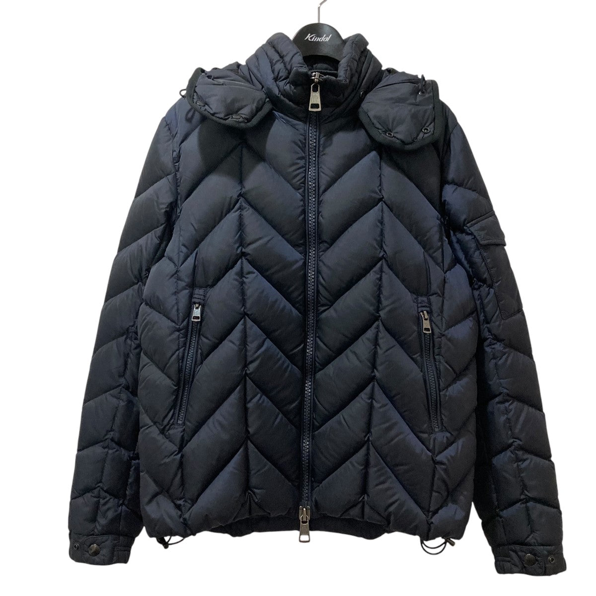 MONCLER(モンクレール) BERRIATダウンジャケットA2-091-41982-05-53227 A2-091-41982-05-53227  ネイビー サイズ 1｜【公式】カインドオルオンライン ブランド古着・中古通販【kindal】