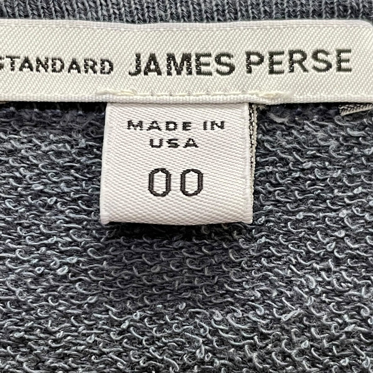 STANDARD JAMES PERSE バックパイル スウェットプルオーバーTシャツ18-03-30-03609 古着・中古-4枚目のアイテム画像