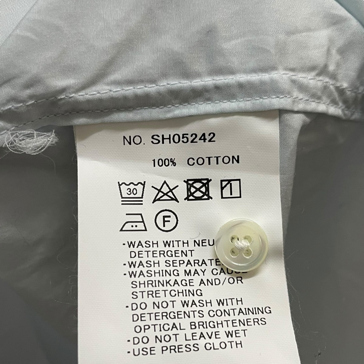 STILL BY HAND サドルスリーブ半袖シャツ SH05242 古着・中古-5枚目のアイテム画像