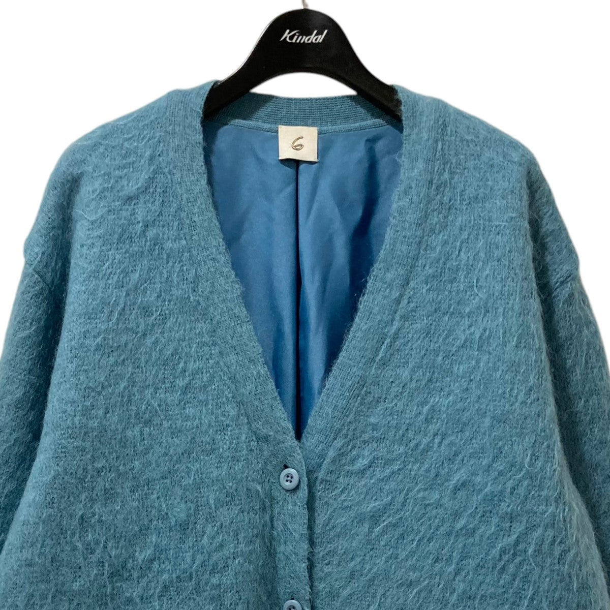 MOHAIR SHAGGY V NECK CARDIGANモヘヤVネックカーディガン8628-105-0033