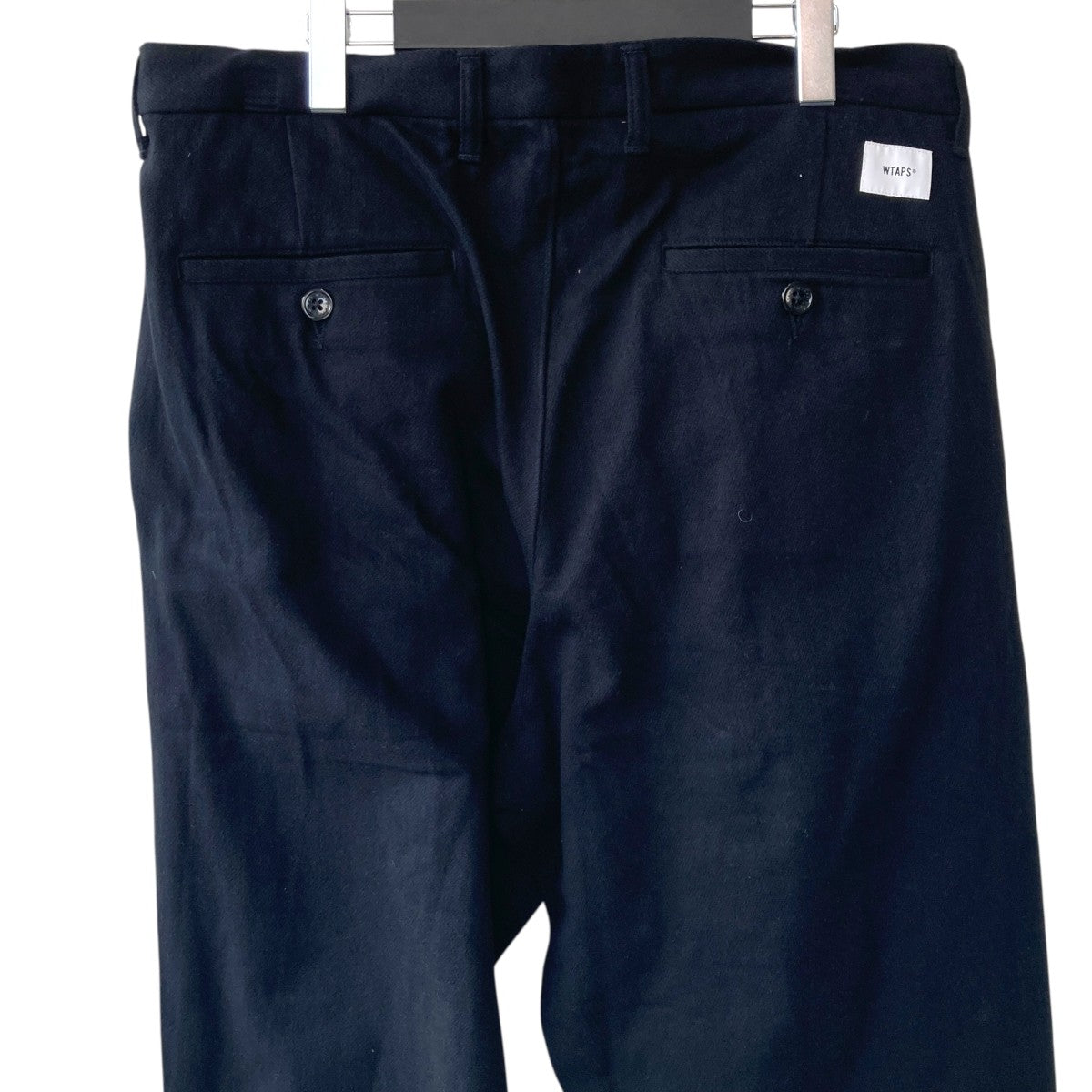 WTAPS TUCK 01 TROUSERS COTTON.FLANNELトラウザーズ パンツ212TQDT-PTM01 古着・中古-4枚目のアイテム画像