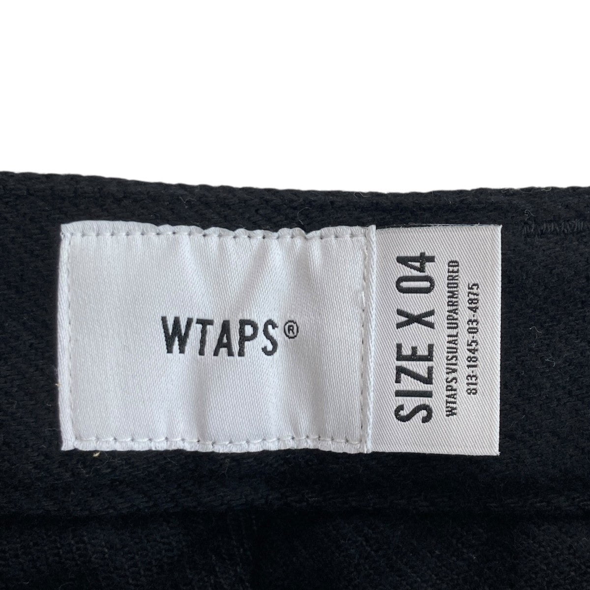 WTAPS TUCK 01 TROUSERS COTTON.FLANNELトラウザーズ パンツ212TQDT-PTM01 古着・中古-6枚目のアイテム画像