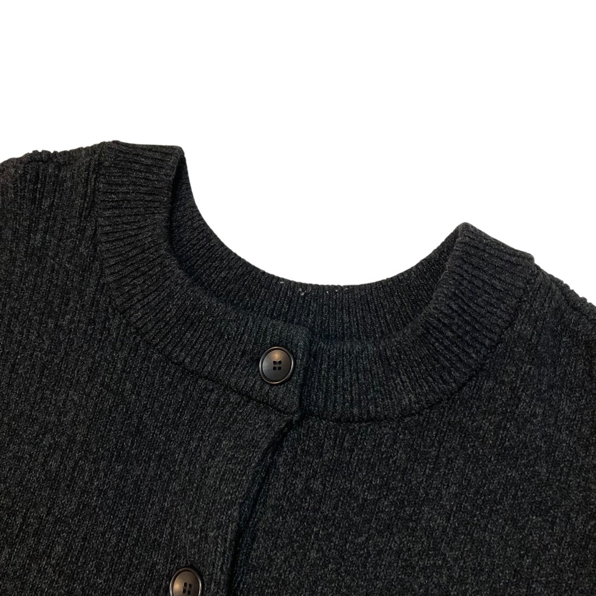 W FACE COLOR MIX HOLE SLEEVE CARDIGANニットカーディガン18106-2002