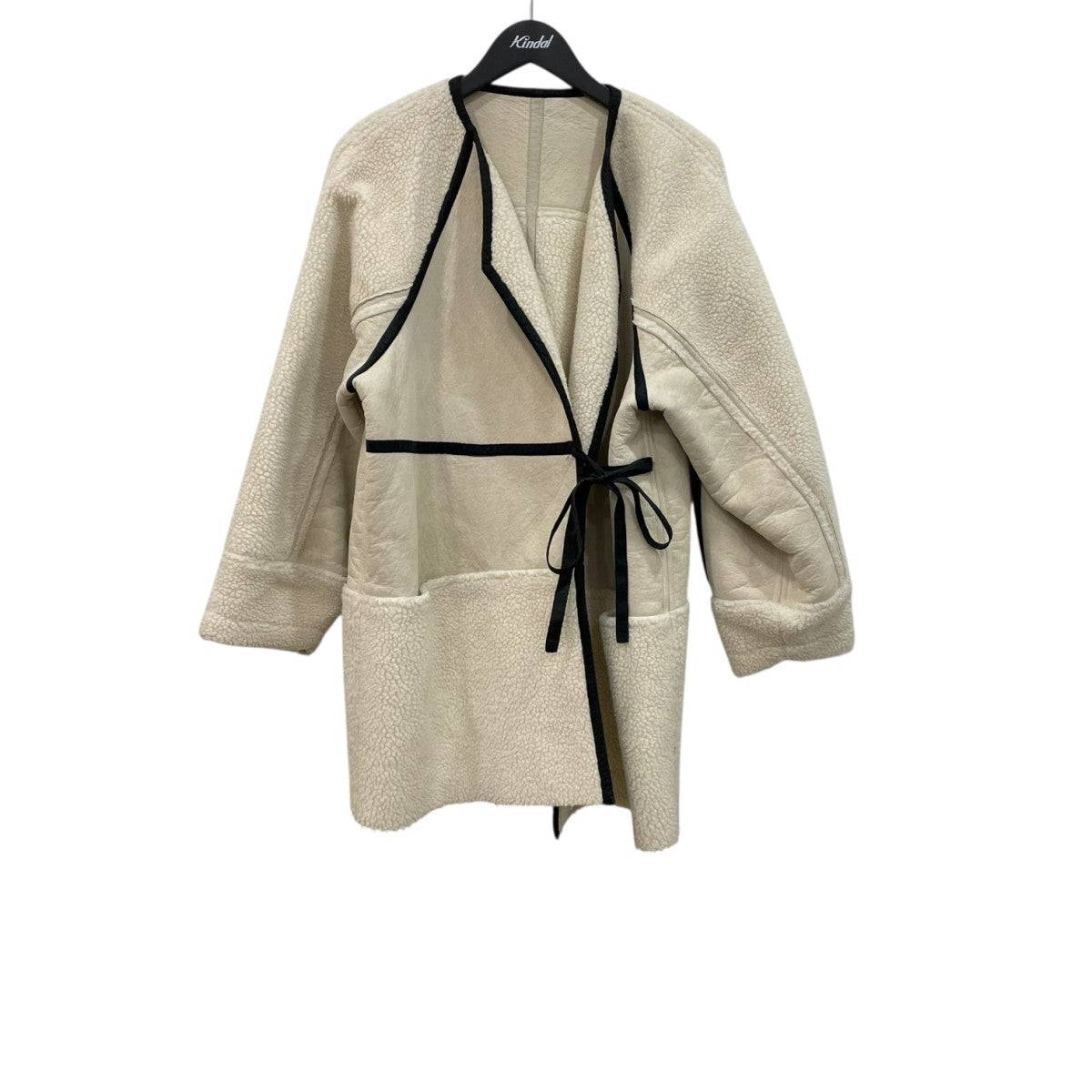 フェイクムートンノーカラーコート470DA230-6280