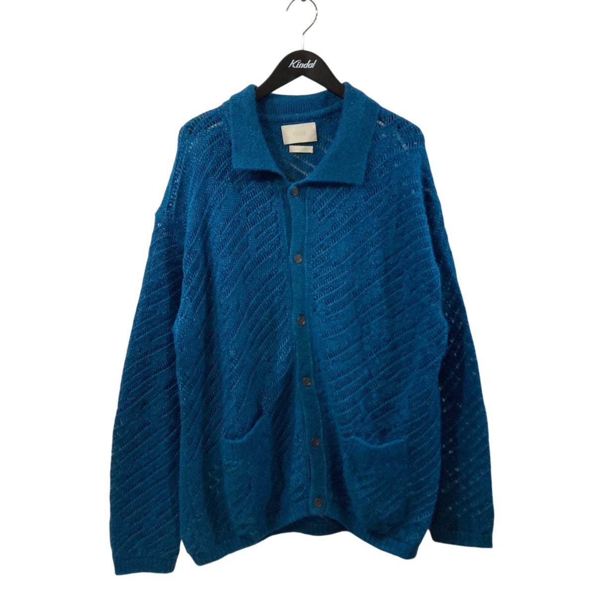 YOKE(ヨーク) モヘアニットYK24SS0670S YK24SS0670S ブルー サイズ 3