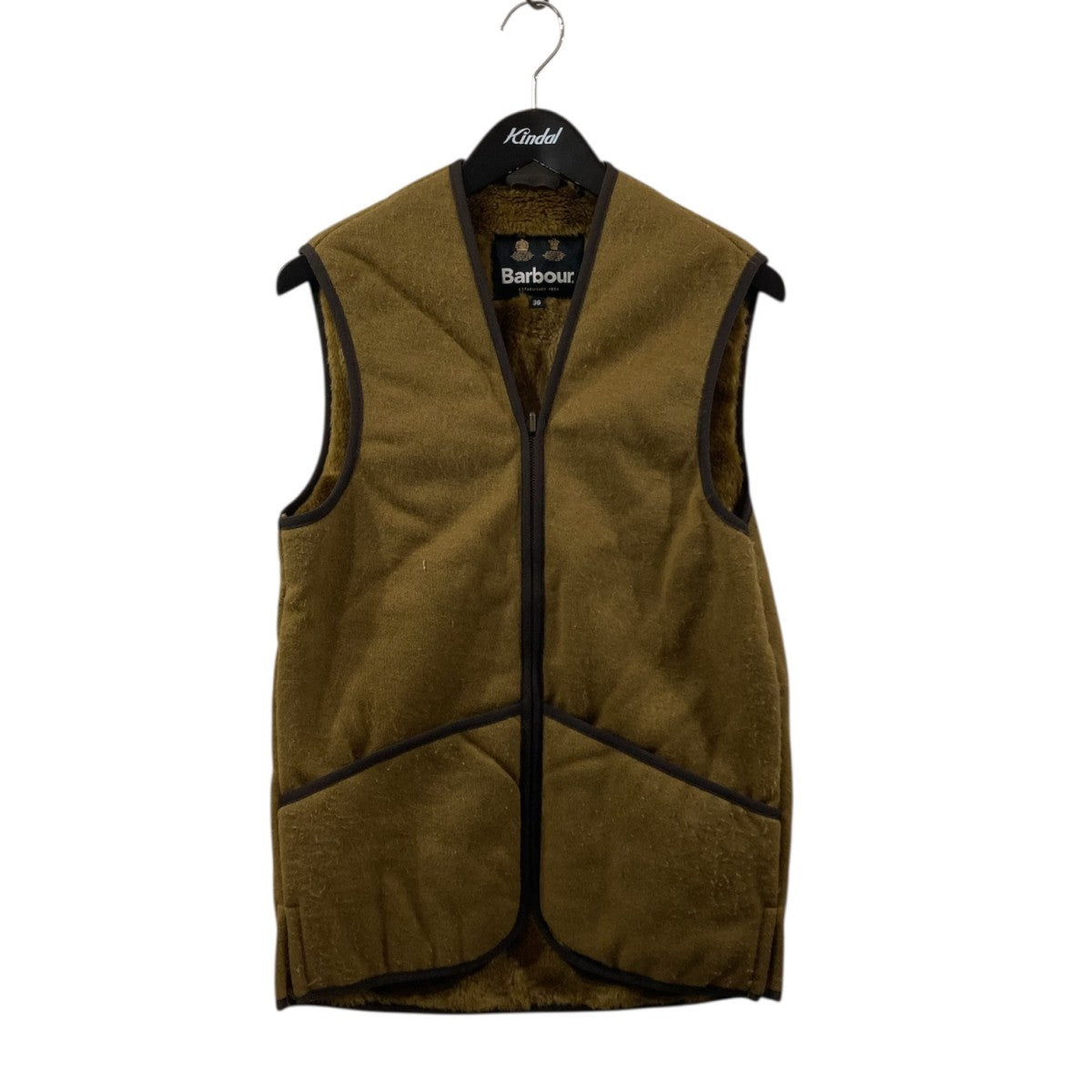 Barbour / ベスト/40/アクリル/CML/無地/222MLI0004 Barbour(バーブァー) ウォームパイルウエストコートファー ライナー