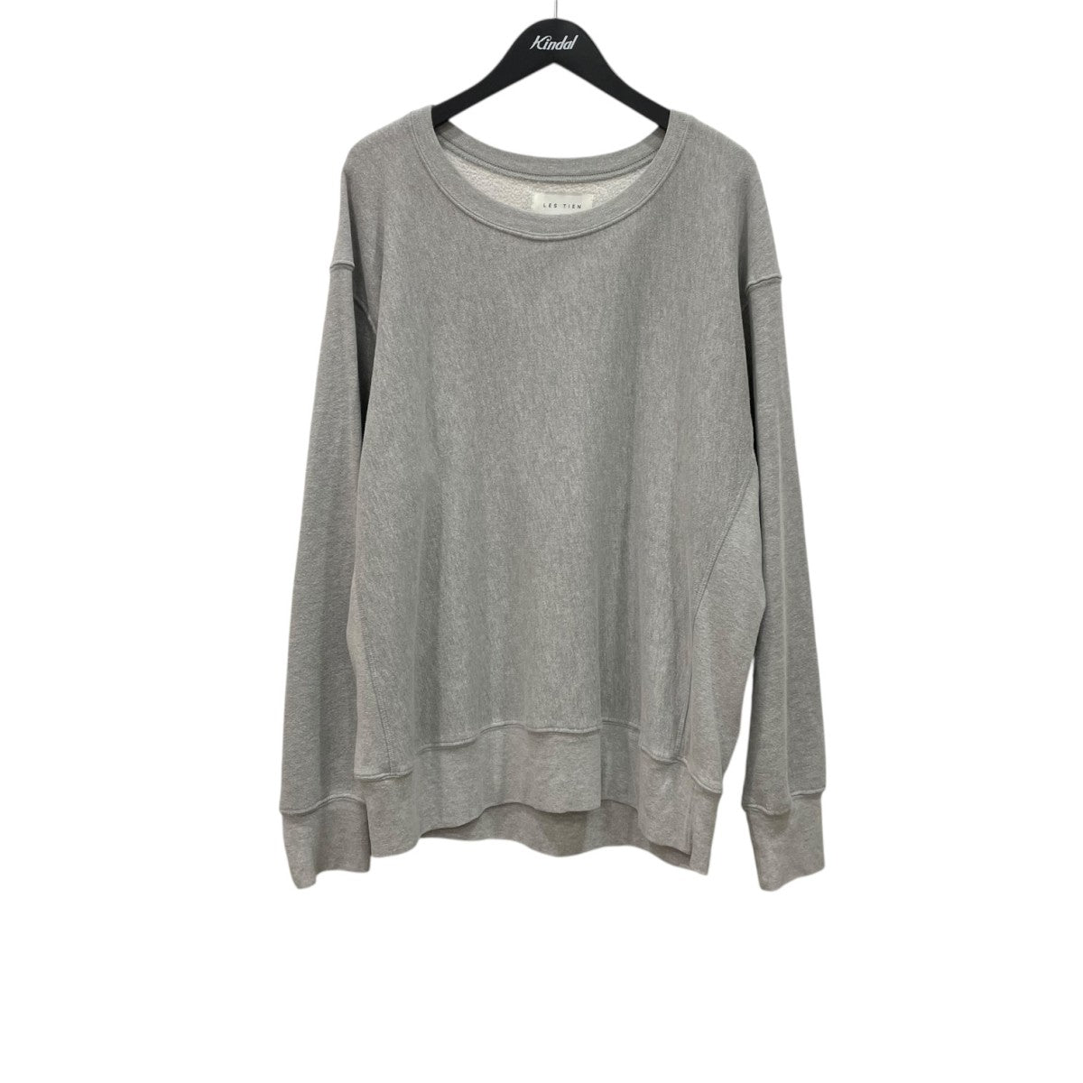 LES TIEN(レスティエン) CROP CREWスウェット グレー サイズ L｜【公式