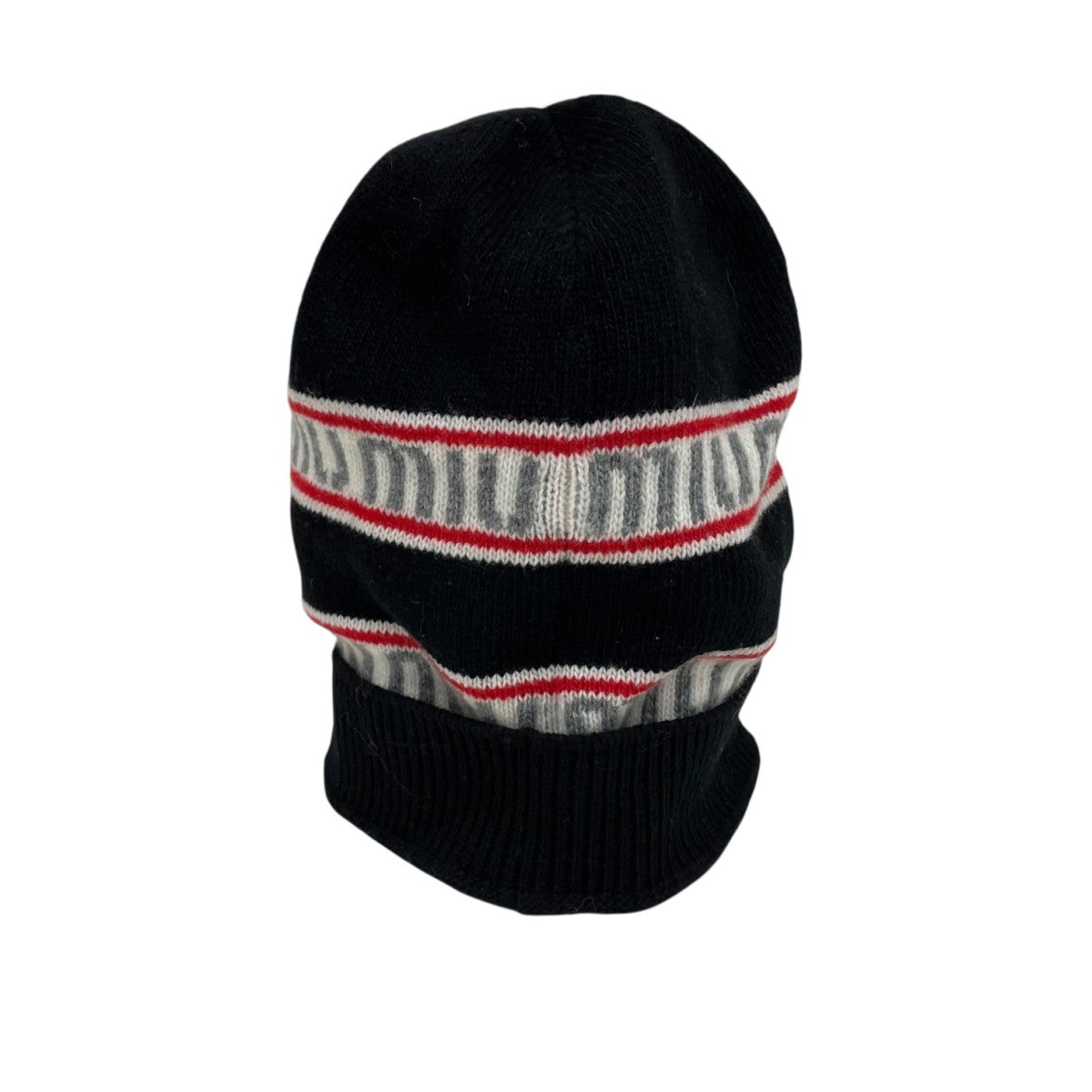 MIU MIU ロゴニット帽5HC286 2F4P 古着・中古-4枚目のアイテム画像