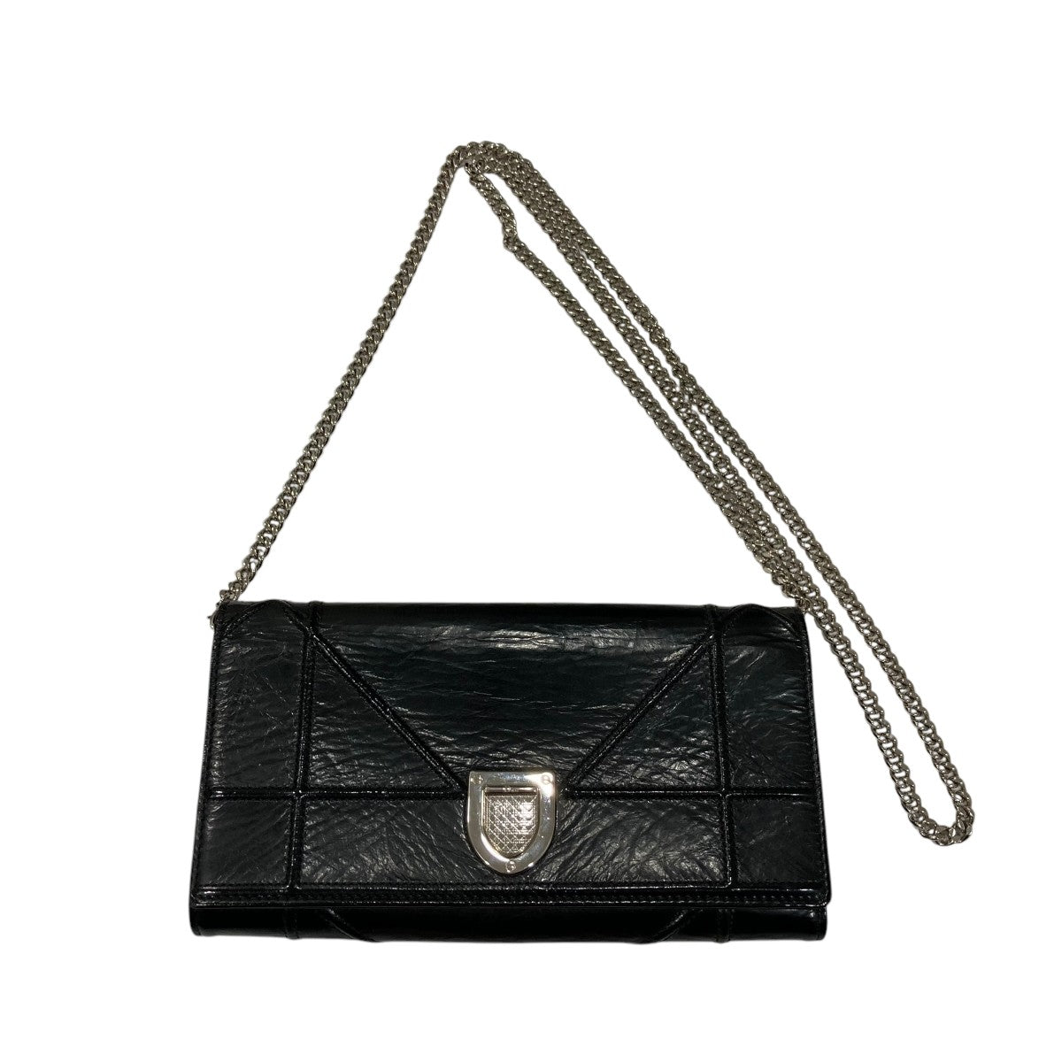 Dior ディオラマ　シルバー　チェーン　ショルダーバッグ　ウォレット Dior - Dior ディオラマ シルバー チェーン ショルダーバッグ