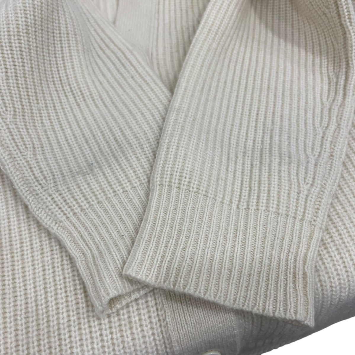 Drawer G畔編みVネックフリルニットカーディガン6515-199-0495 古着・中古-6枚目のアイテム画像