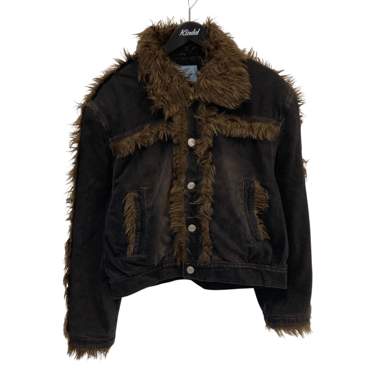 専用 新品 24AW アキレスイオンガブリエル ファー デニムジャケット ACHILLES ION GABRIEL(アキレス・イオン・ガブリエル) 24AWTRUCKER