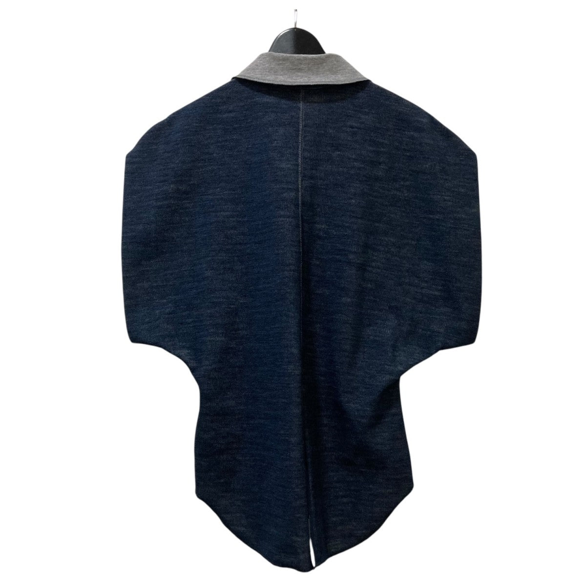 mame kurogouchi WOOL REVERSIBLE-JERSEY TOP ニットポロシャツ MM24FW-JS075 古着・中古-2枚目のアイテム画像