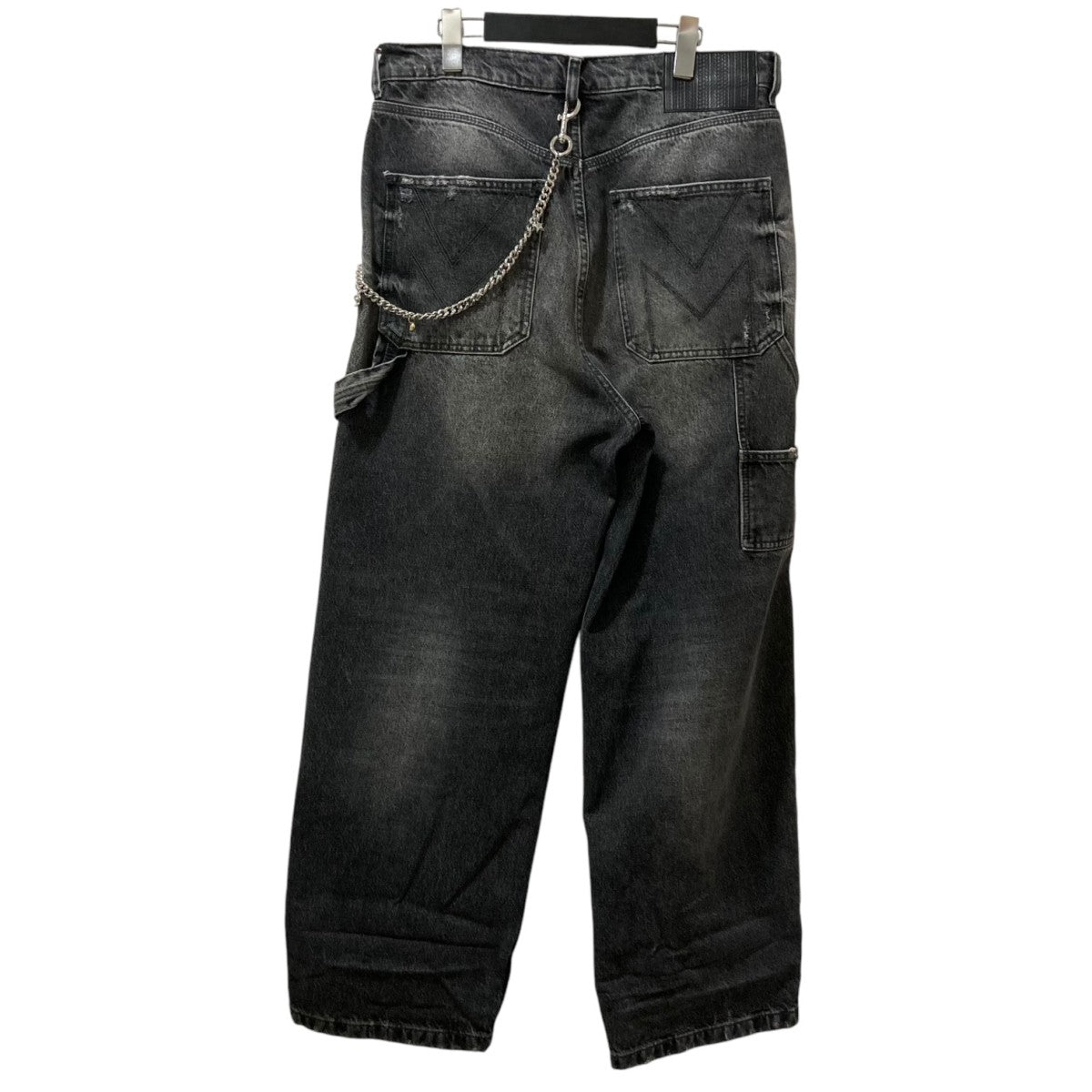 MARC JACOBS 2025SS チャーム付きオーバーサイズワイドデニムパンツ 2S5RBT003D02-011 古着・中古-2枚目のアイテム画像