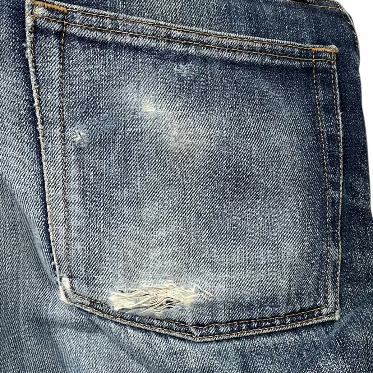 RRL 加工デニムパンツ RING SPUN DENIM リングスパンデニム 古着・中古-4枚目のアイテム画像