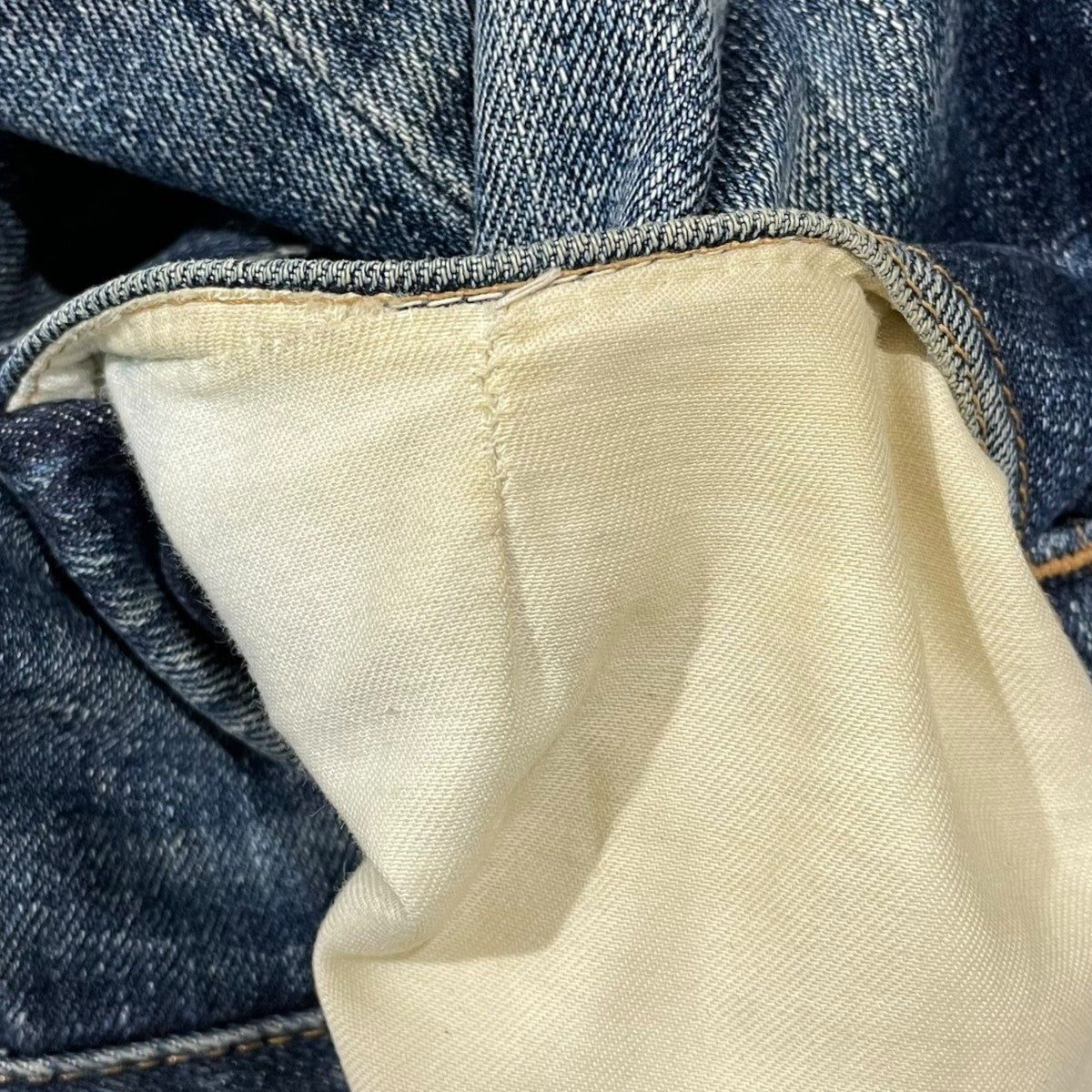 RRL 加工デニムパンツ RING SPUN DENIM リングスパンデニム 古着・中古-5枚目のアイテム画像