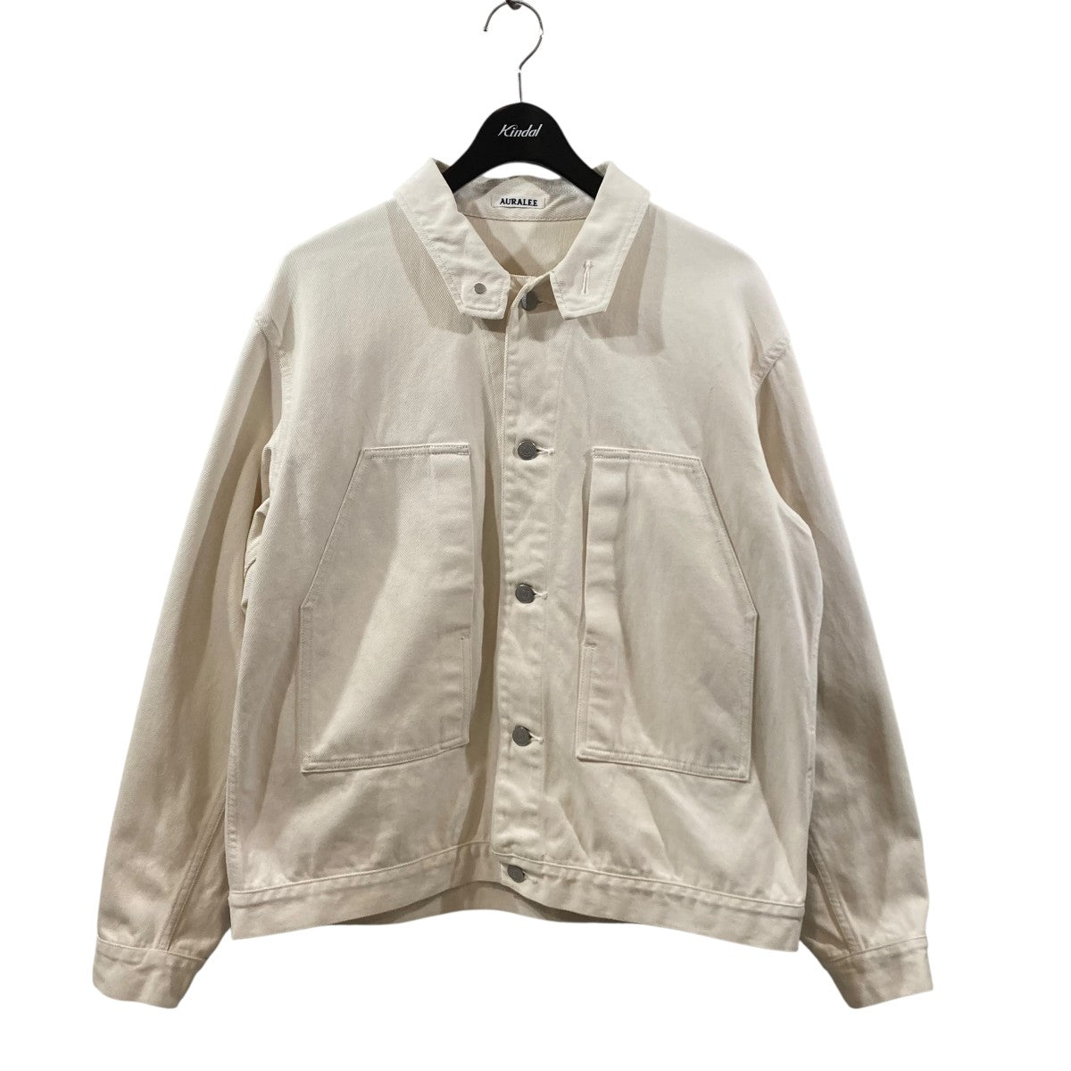 AURALEE 20SSHARD TWIST DENIM BLOUZONデニムジャケットA20SB01DM 古着・中古-1枚目のアイテム画像