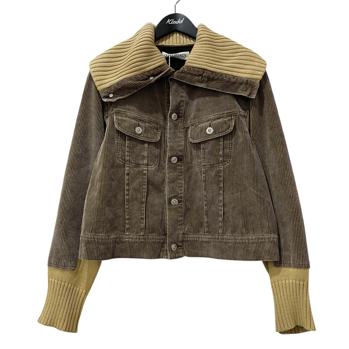 DOLCE&GABBANA ラビットファー コーデュロイジャケット 46 DOLCE&GABBANA ラビットファー コーデュロイジャケット 46