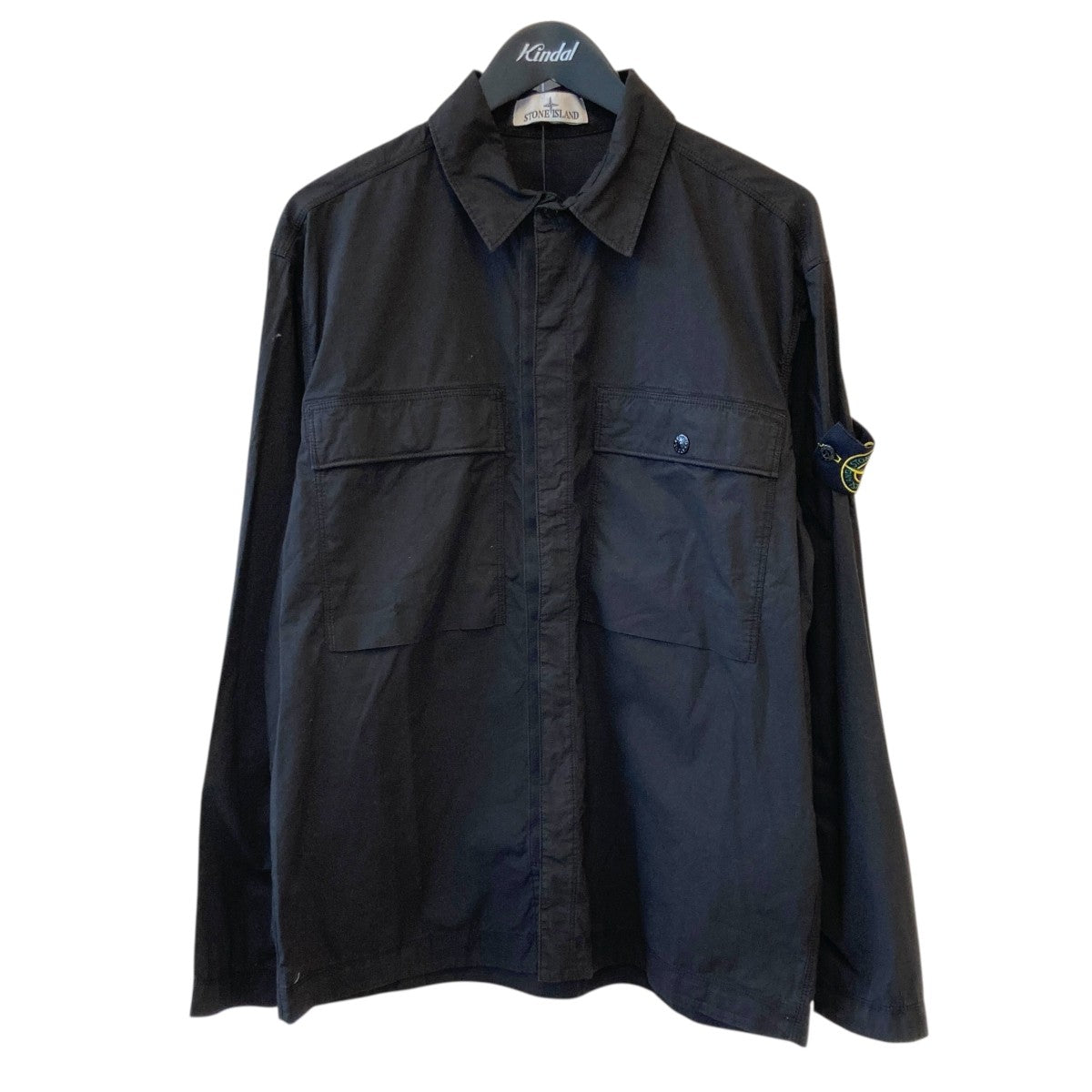 STONE 21ss ストーンアイランド ロゴパッチ　長袖　シャツ STONEISLAND 21ss ストーンアイランド ロゴパッチ 長袖 シャツ
