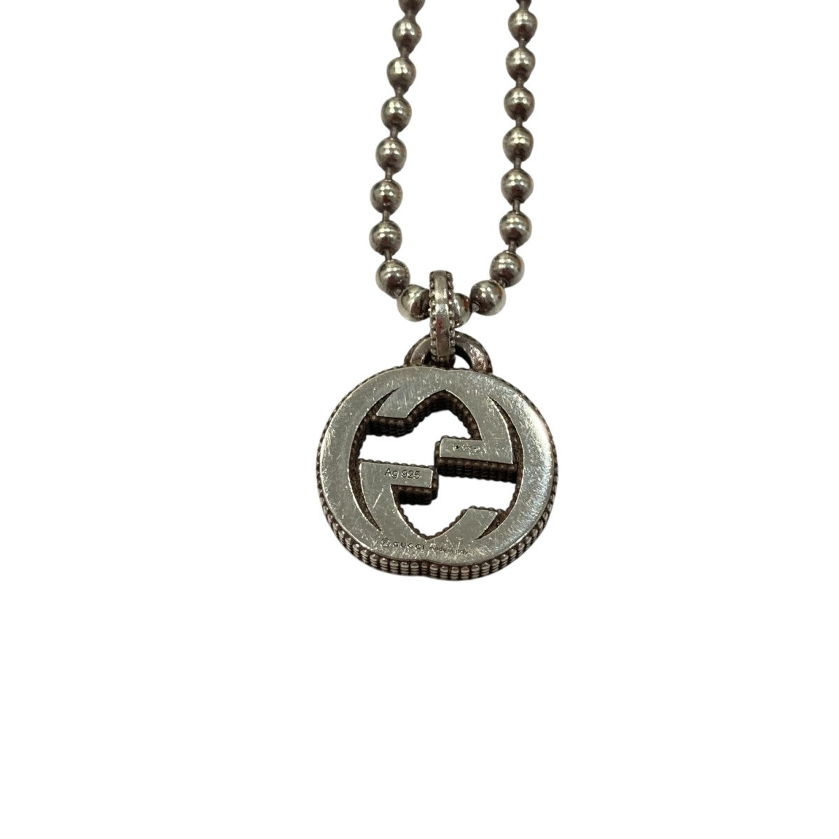 GUCCI インターロッキングGネックレス 古着・中古-3枚目のアイテム画像