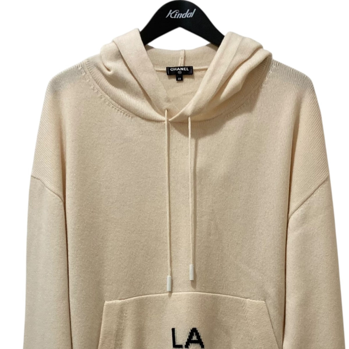 CHANEL LA PAUSAニットパーカーP60445K46041 古着・中古-3枚目のアイテム画像