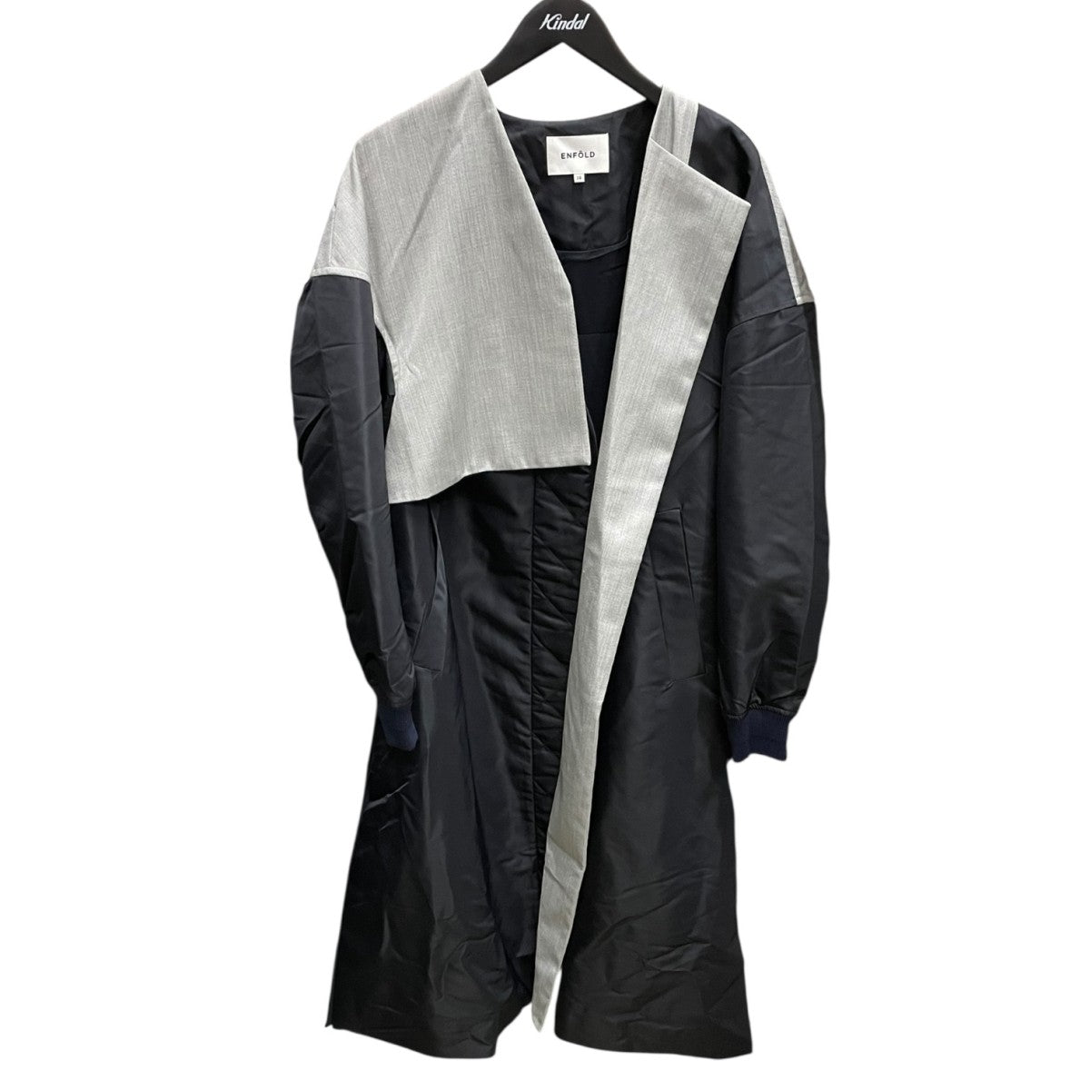 エンフォルド　ノーカラーナイロンコート ENFOLD ノーカラーコート – COLDBECK ONLINE