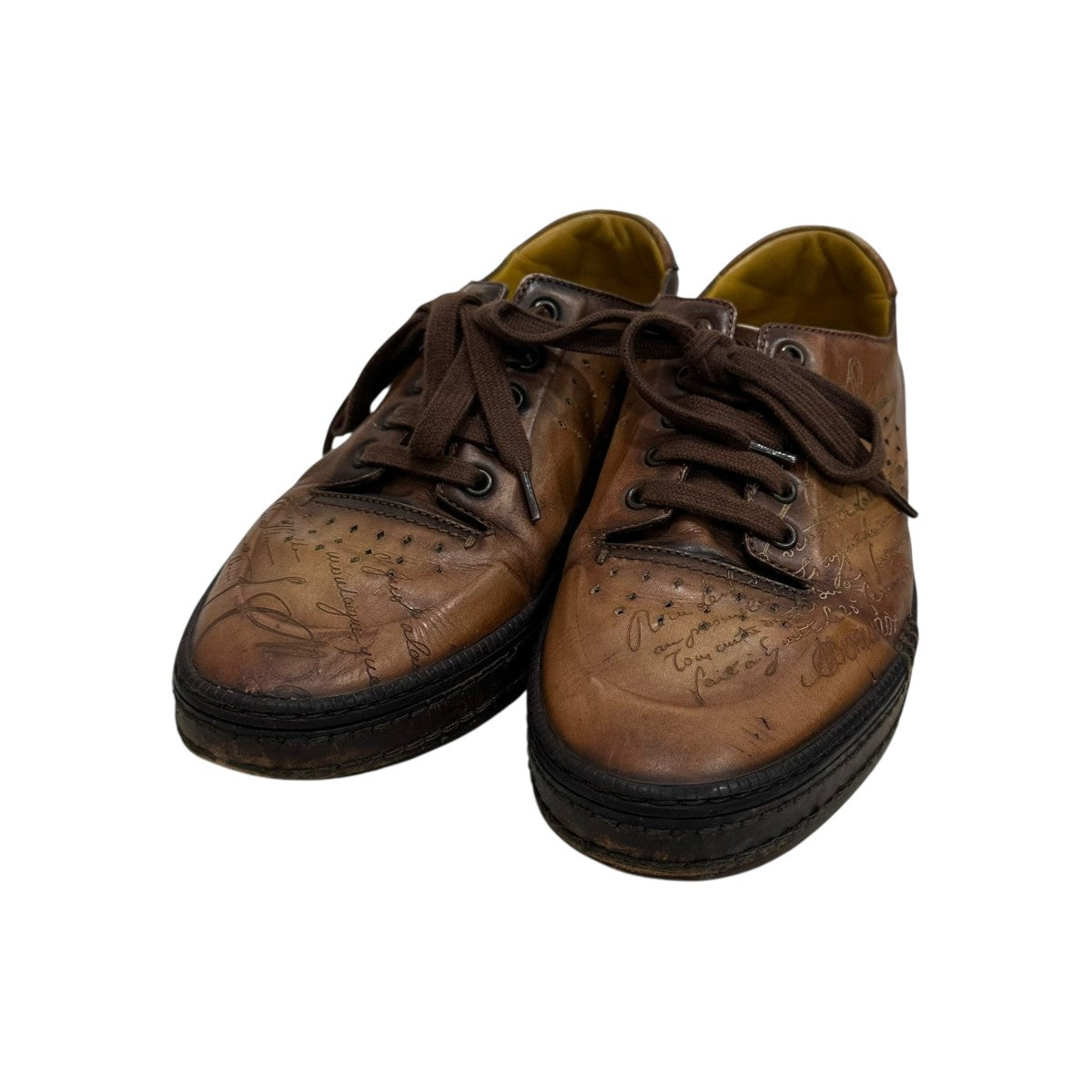 Berluti(ベルルッティ) レザー スニーカー95 95 ブラウン サイズ