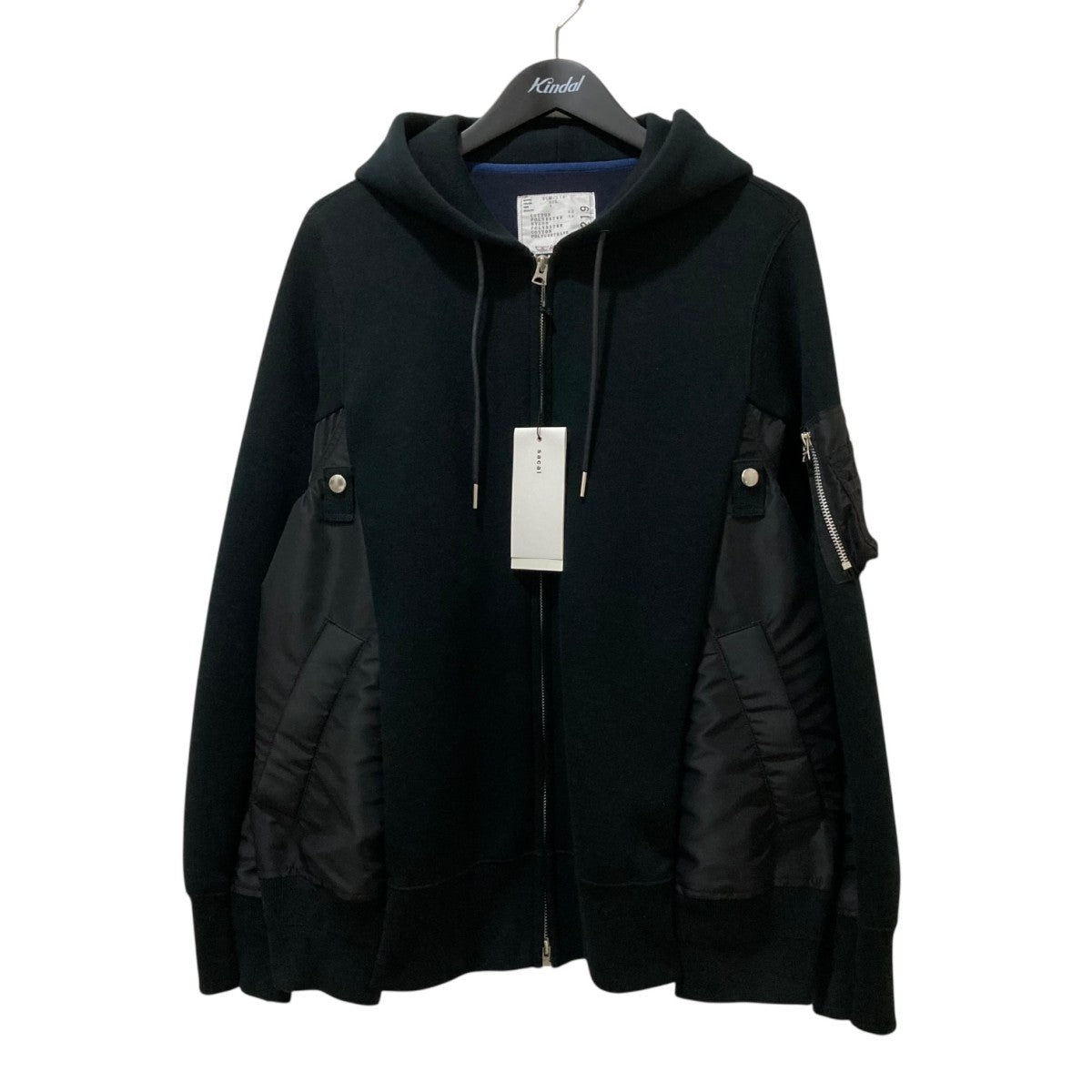 試着のみ！ sacai スポンジ スウェット パーカー 04862 中古・古着通販】sacai (サカイ) Sponge Sweat Hoodie/スポンジ