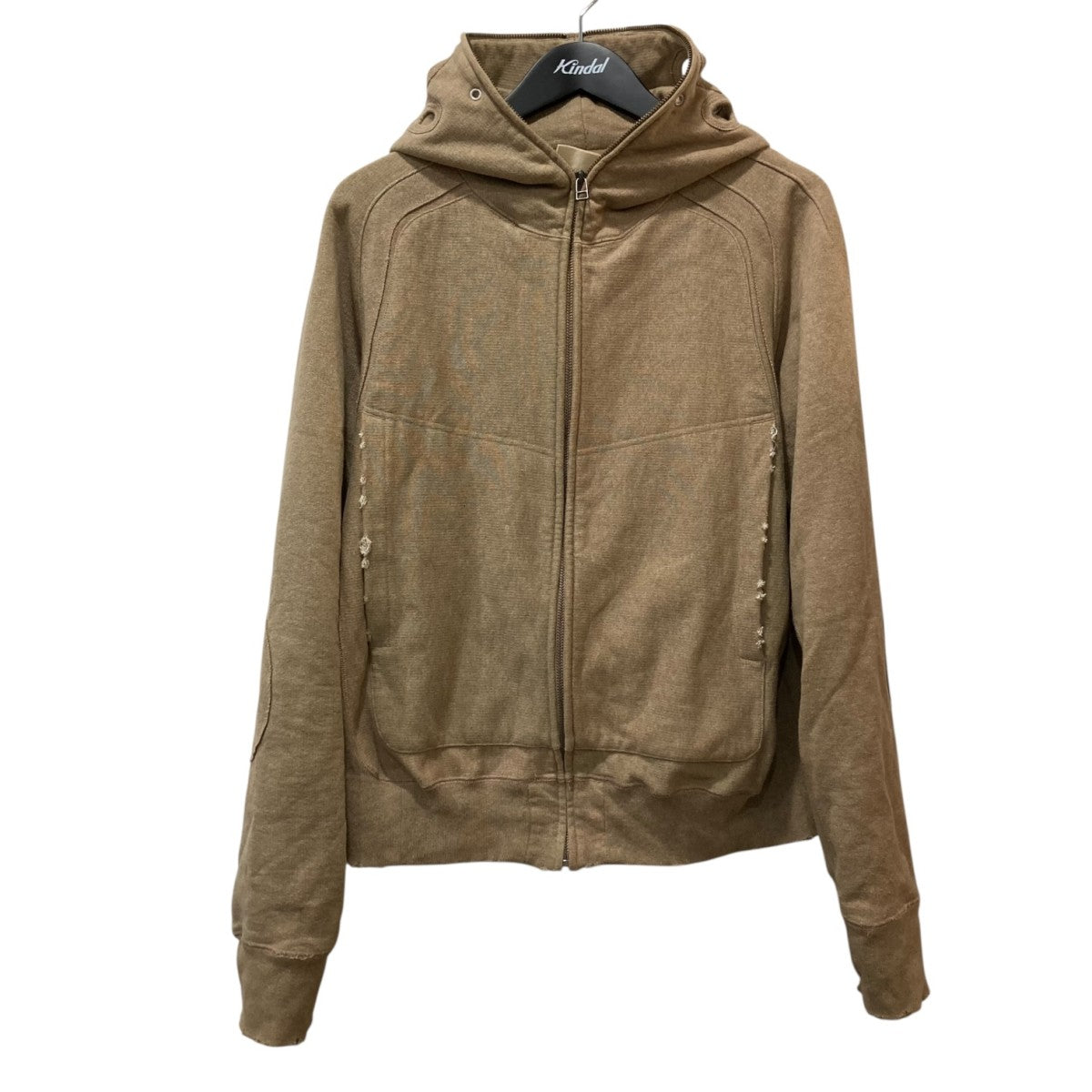 JIAN YE 23AW DAMAGE SOLID HOODIE ベージュ JIAN YE 23AW DAMAGE SOLID HOODIE ベージュ