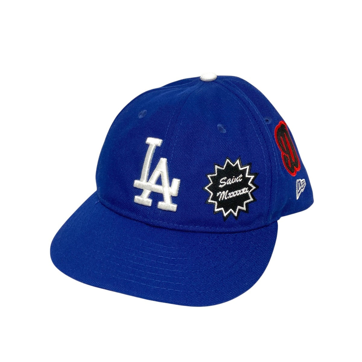 SAINT MICHAEL×NEW ERA 25SSMLB NE CAPキャップ ネイビー サイズ