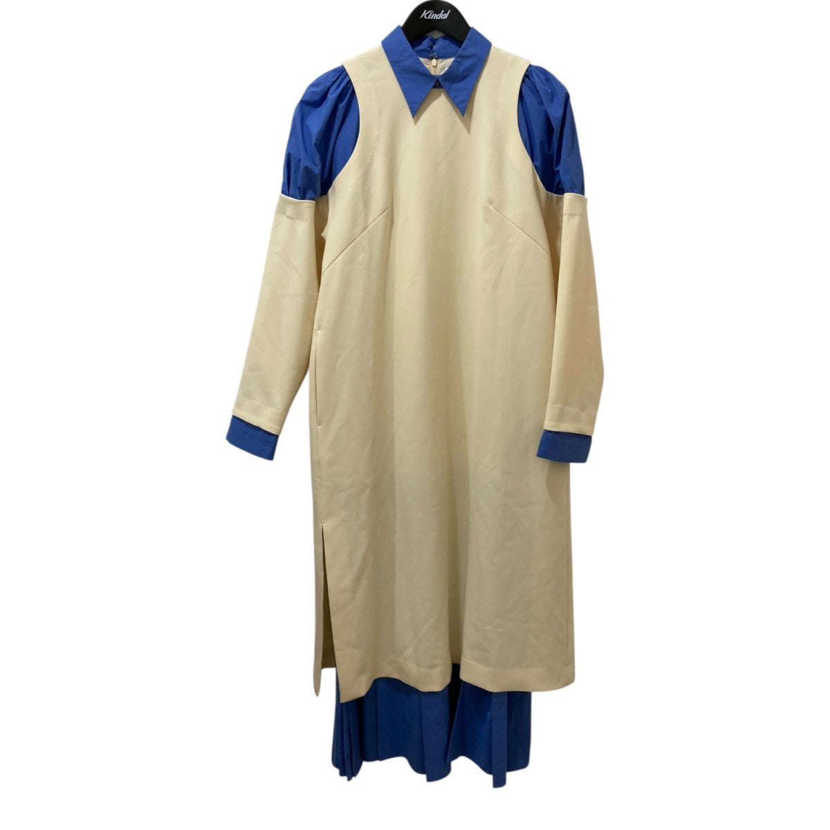 ENFOLD 38 レイヤードワンピース ENFOLD レイヤードワンピースブラック38 シャツ