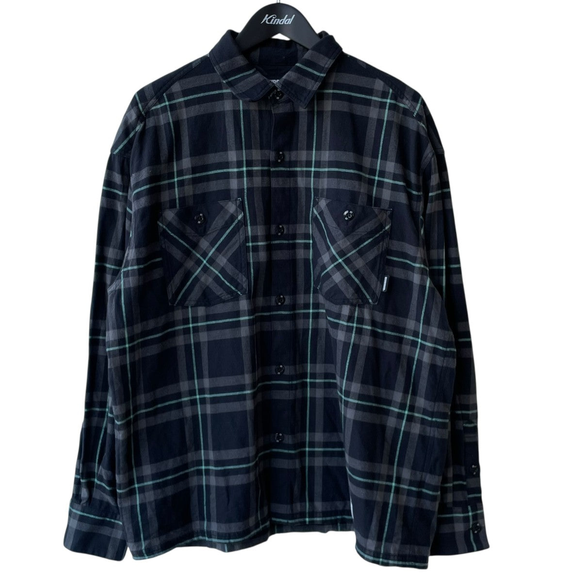 NEIGHBORHOOD チェックシャツ　232benh-shm03 ブラック NEIGHBORHOOD(ネイバーフッド) Tartan Check Shirt LS チェック