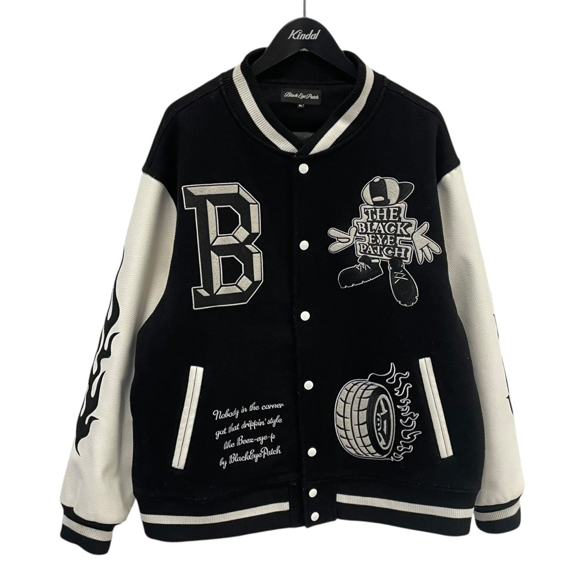 Black Eye Patch ブラックアイパッチ スタジャン L 中古・古着通販】THE BLACK EYE PATCH (ブラックアイパッチ