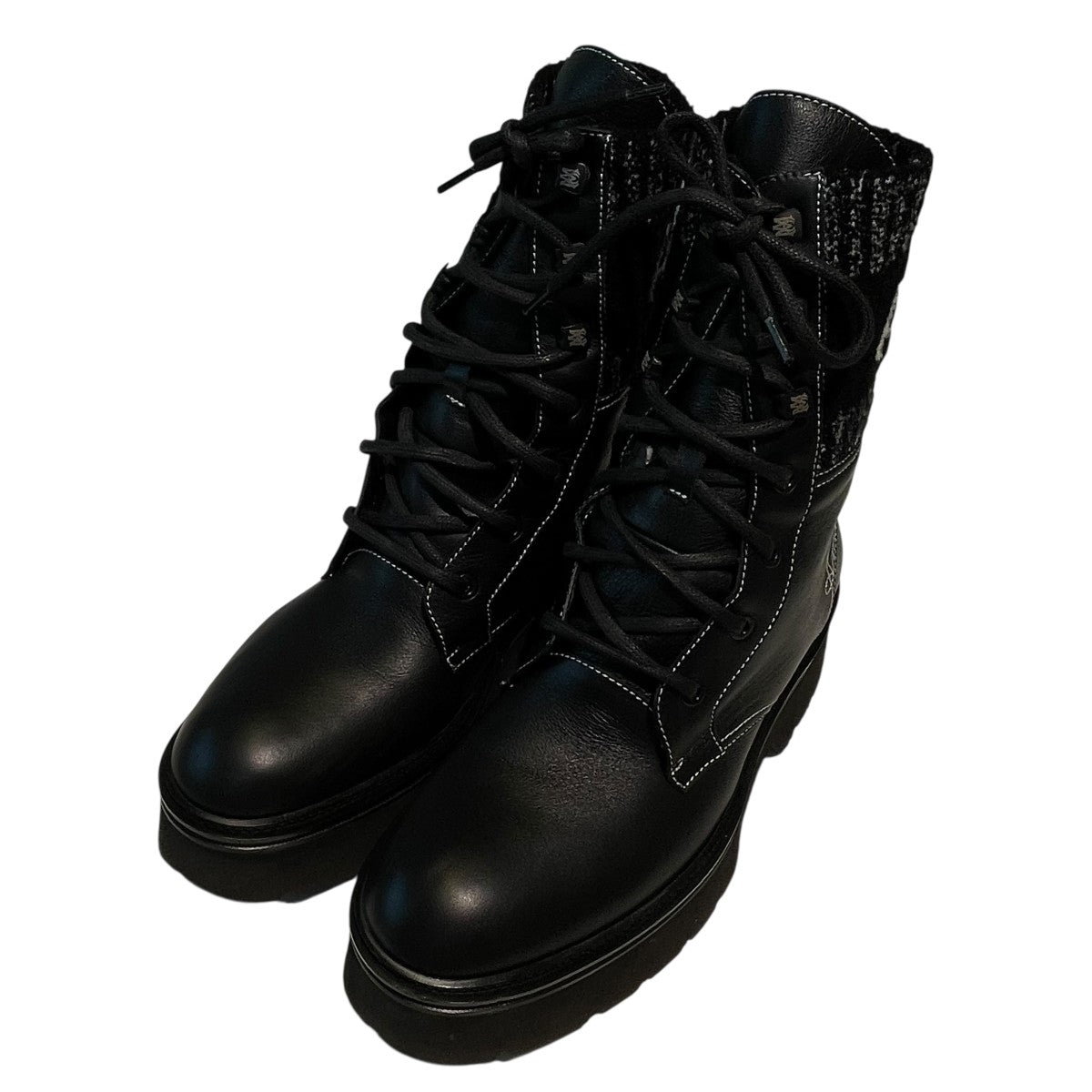 AMIRI ブーツ 43 AMIRI(アミリ) KNIT COMBAT BOOTブーツPS23MFB001 PS23MFB001