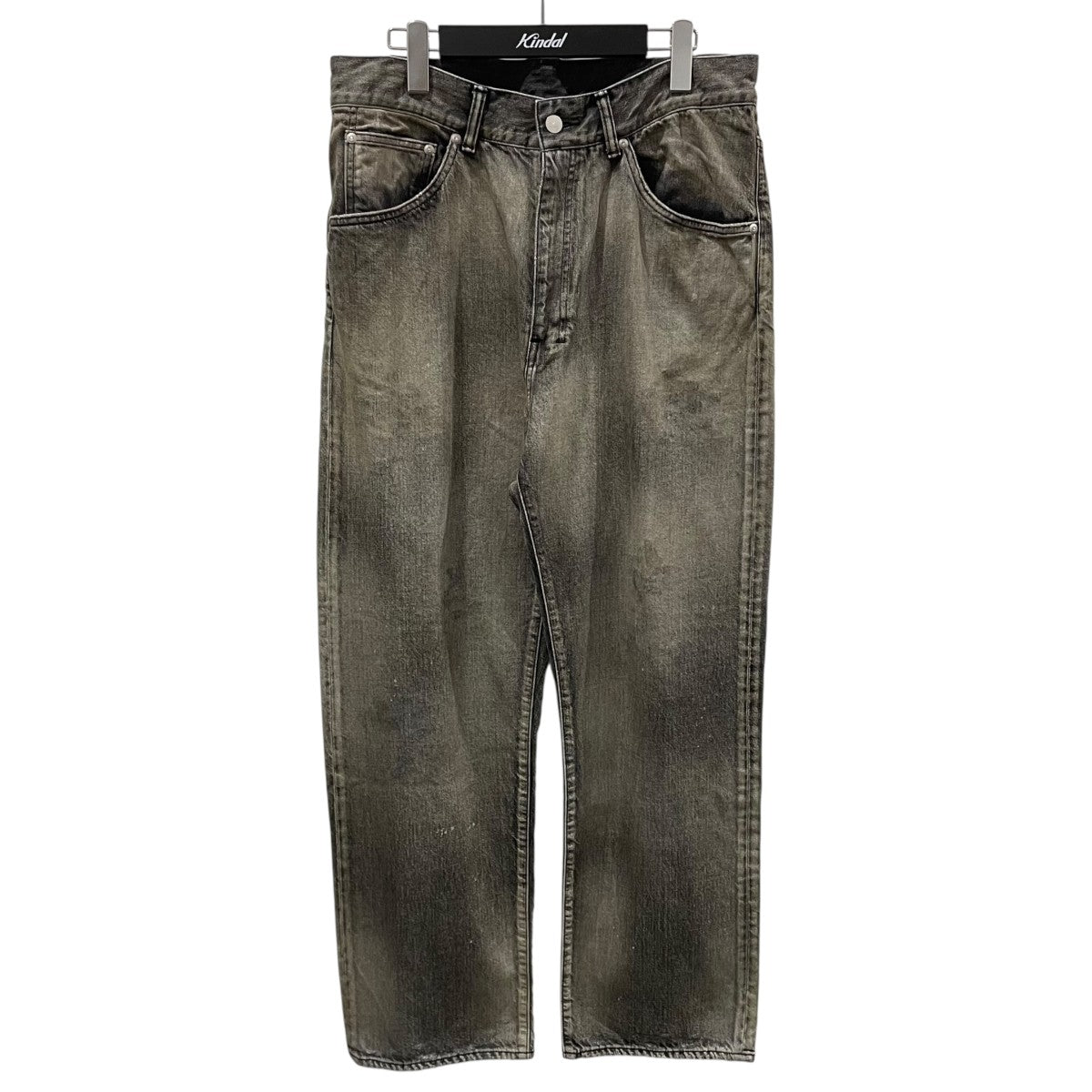ANCELLM(アンセルム) 加工デニムパンツ USED STRAIGHT 5P DENIM PANTS