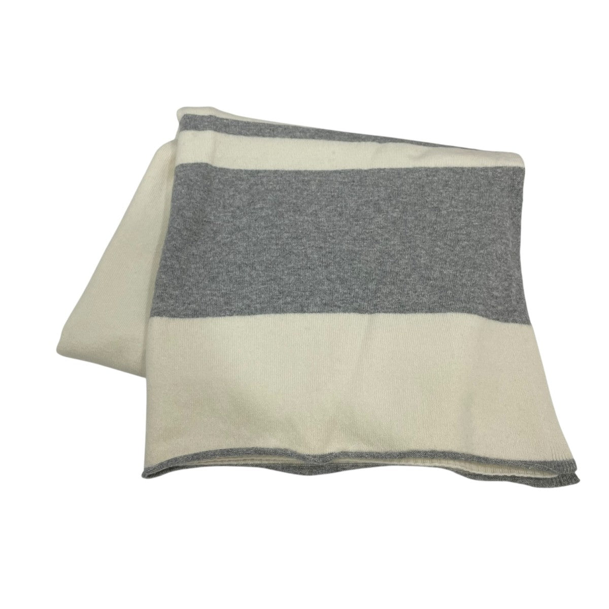 sacai サカイ マフラー メンズ 【古着】【中古】 sacai(サカイ) マフラー21-0390S 21-0390S ホワイト×グレー｜【公式