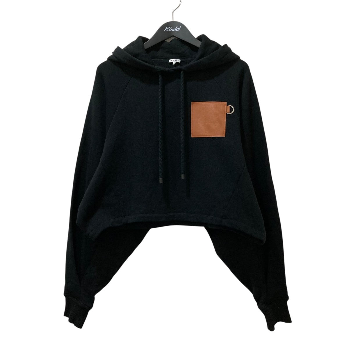 LOEWE(ロエベ) アナグラムレザーパッチクロップドフーディ