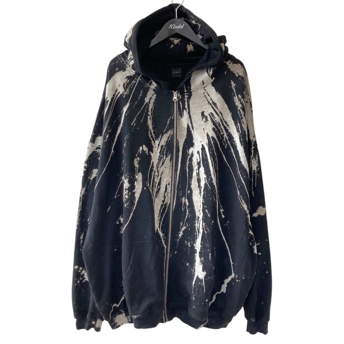 ikumiイクミ新品メンズスタッズパーカーFサンプル黒 IKUMI】FRONT STUDDED HOODIE - upanishad. ONLINE SHOP