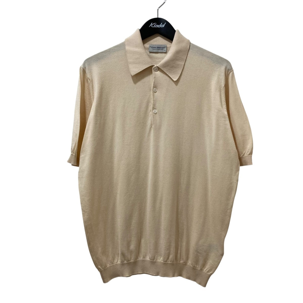 美品/M ジョンスメドレー　半袖ポロシャツ　シーアイランドコットン　アイボリー JOHN SMEDLEY 【SALE】ジョンスメドレー ／ 24SS シーアイランド