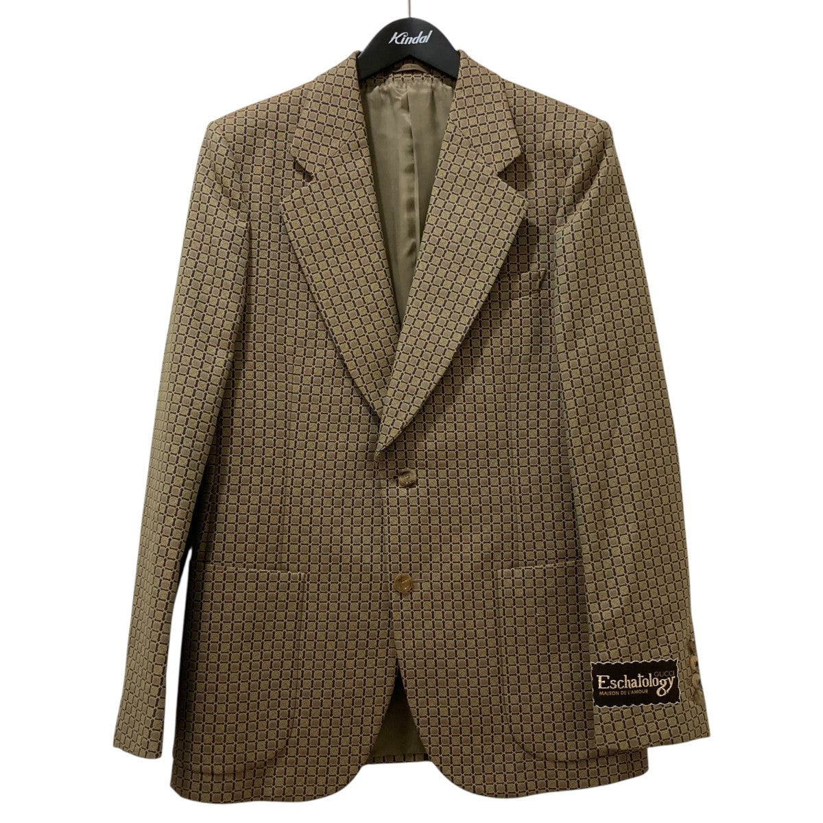 GUCCI グッチベージュ 麻ジャケット リネン本日限定sale☆*。 中古・古着通販】GUCCI (グッチ) パイピングテーラード