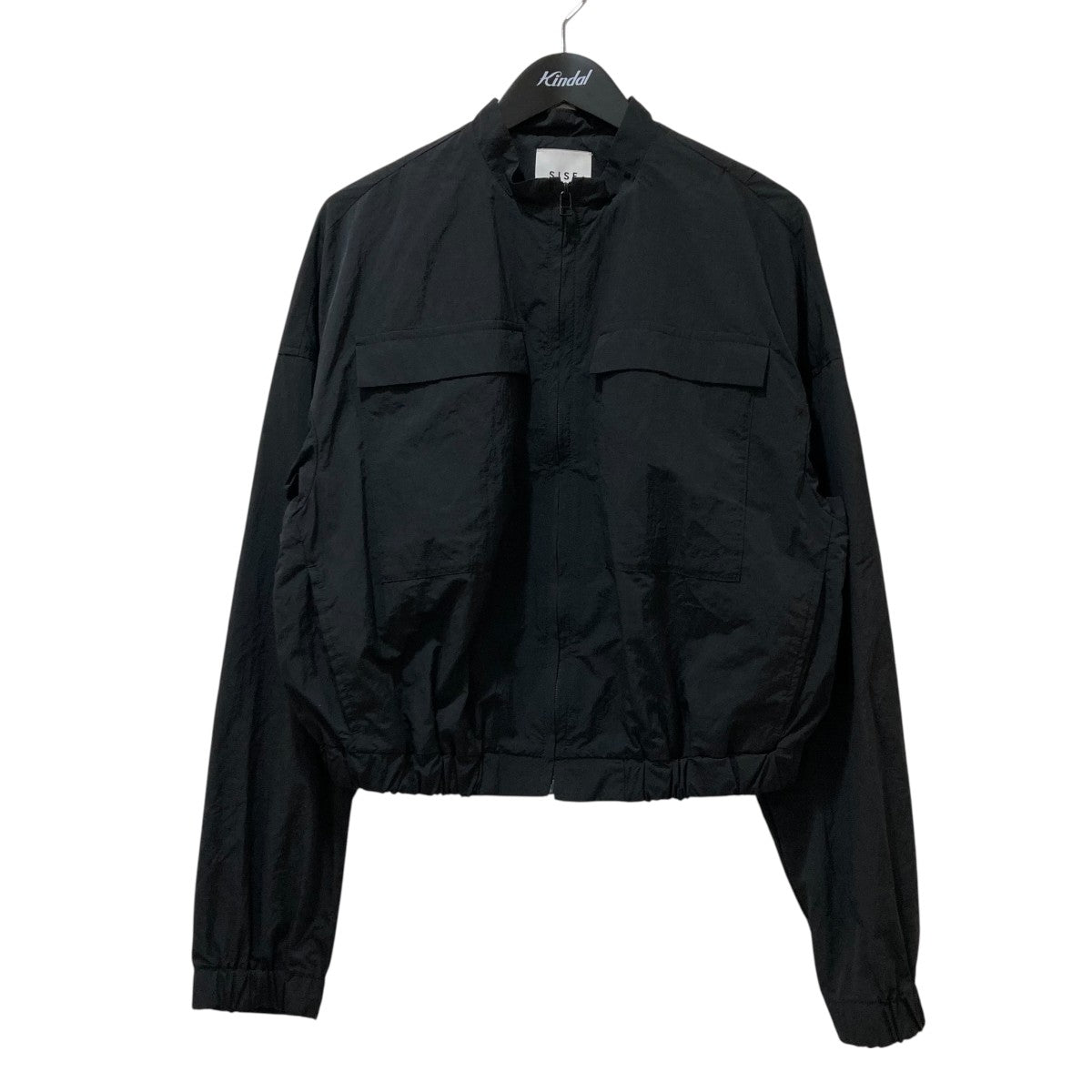 【超美品】TOGA 15ss シャツジャケット　ブルゾン Sise(シセ) ナイロンジップシャツジャケットSJ-14A-BL02 SJ-14A