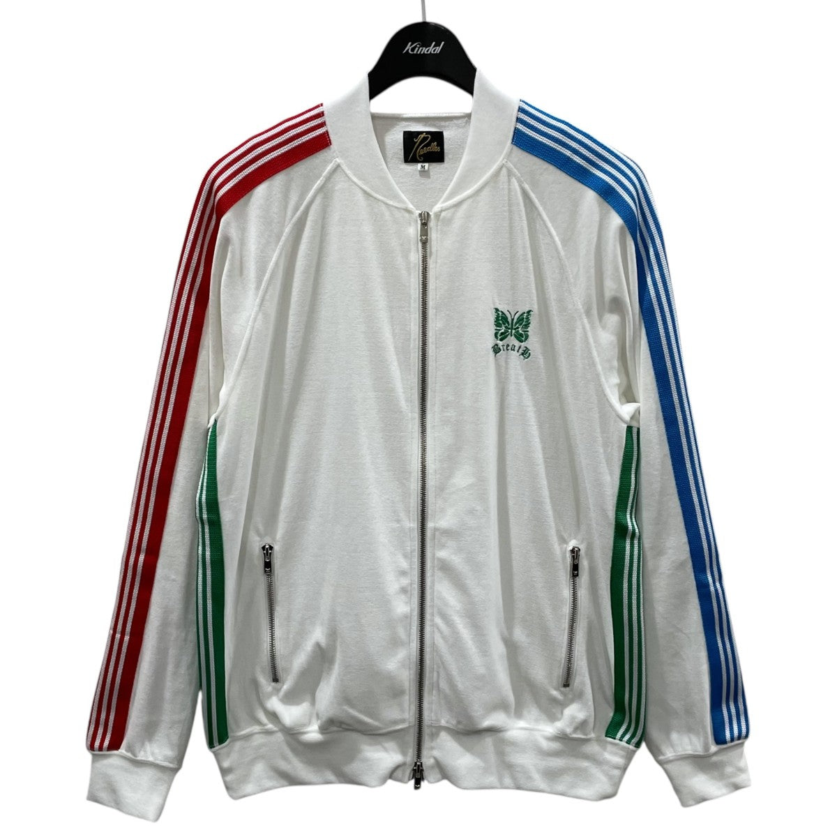 needles×BREATH 25SS ジップアップベロアジャケット Rib Collar Track